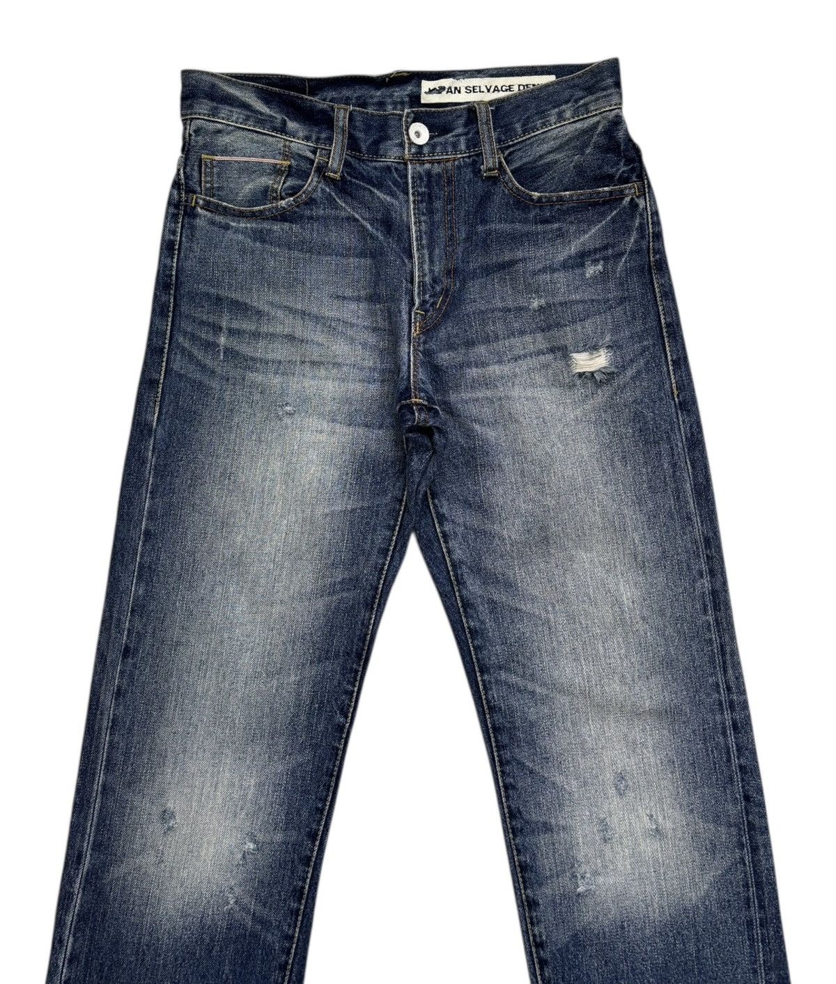 Japanese Brand Rush Hour JAPAN SELVAGE DENIM Jeans Size US 30 / EU 46 - 2 Thumbnail
