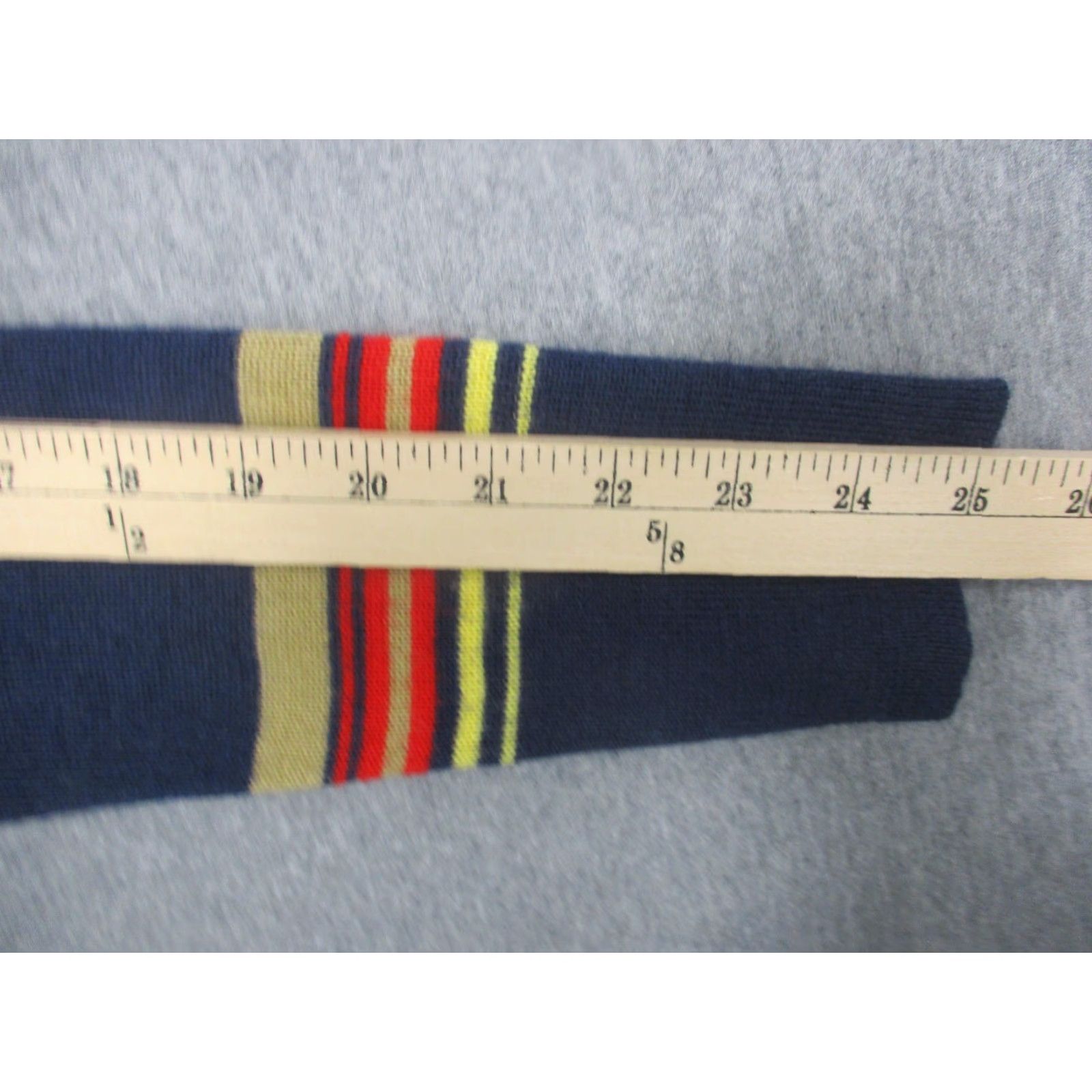 Vintage VINTAGE The Rogue Sweater Mens Large Blue Stripe Wool Acrylic Pullover Italy Size US L / EU 52-54 / 3 - 5 Thumbnail