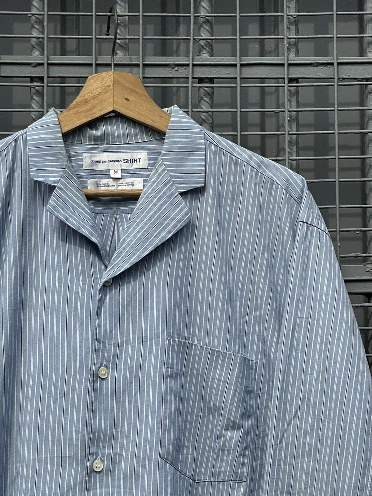 Comme des Garcons SHIRT Comme Des Garcons | Striped Button-Up Shirt Size US M / EU 48-50 / 2 - 2 Thumbnail