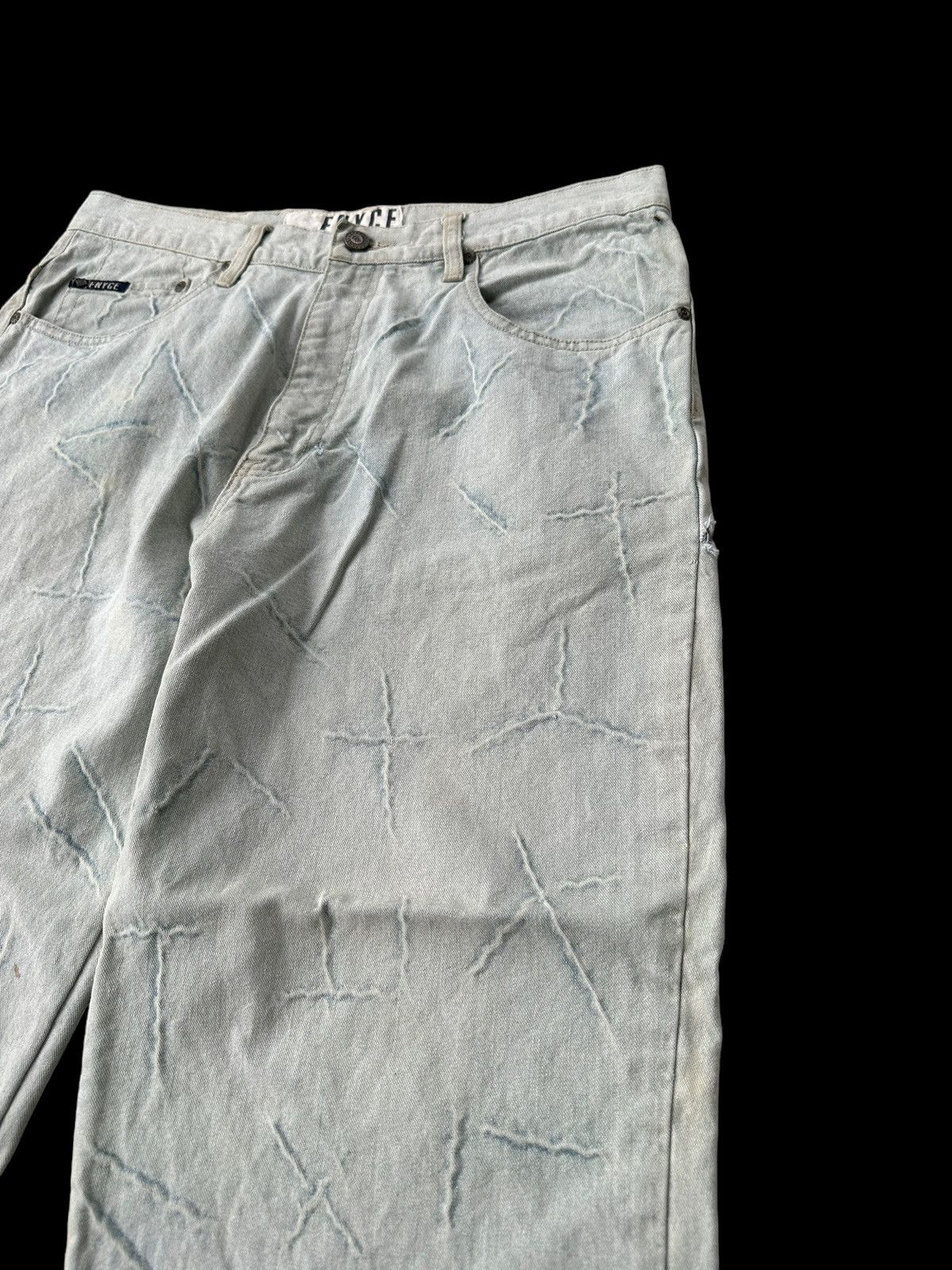 Issey Miyake Enyce thunder design denim jeans Size US 34 / EU 50 - 6 Thumbnail