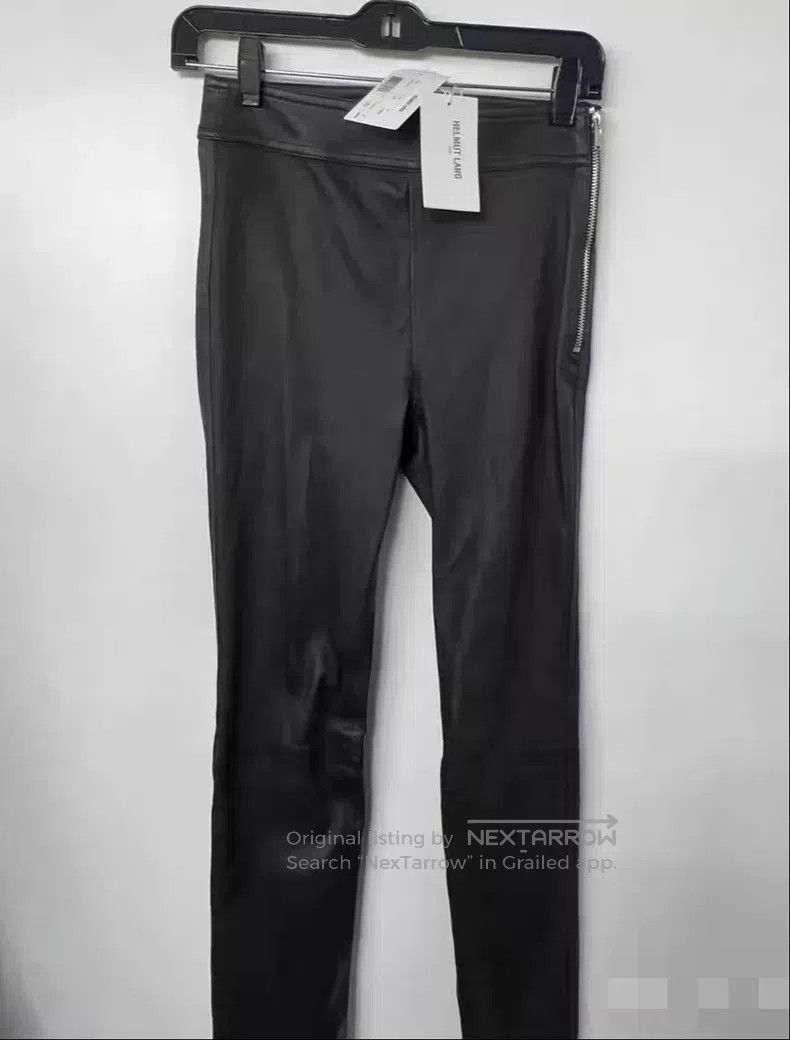 Helmut Lang Helmut Lang size 4 Black Leather Pants, Turkish Imported St Size 26" / US 2 / IT 38 - 1 Thumbnail