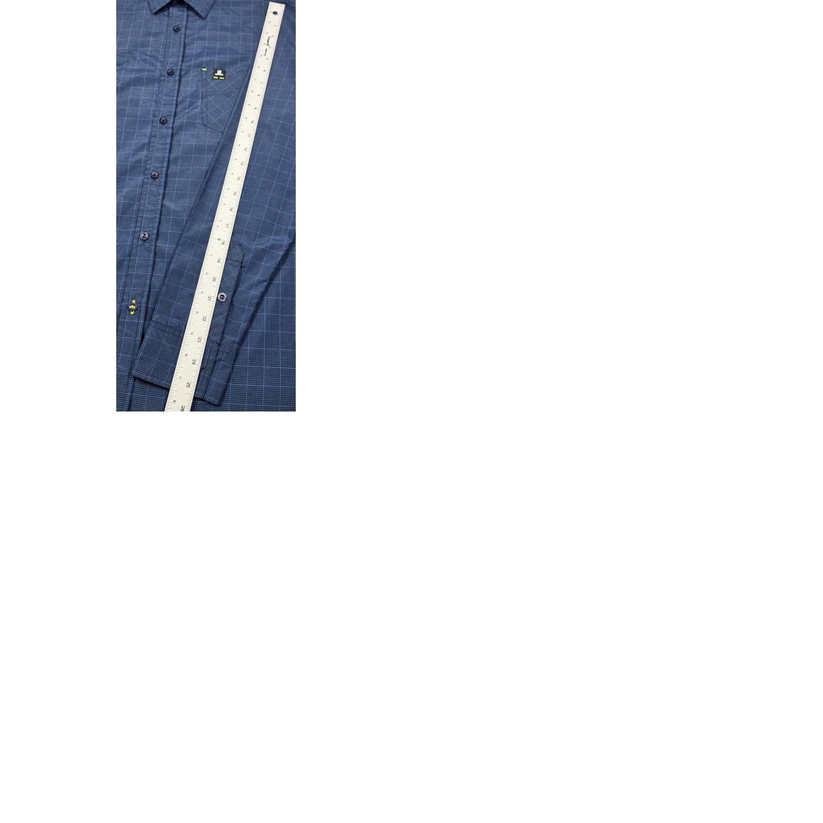 Salomon Salomon Shirt M Button-Up Long Sleeve Blue Check Outdoor Performance Shirt Size US M / EU 48-50 / 2 - 10 Thumbnail