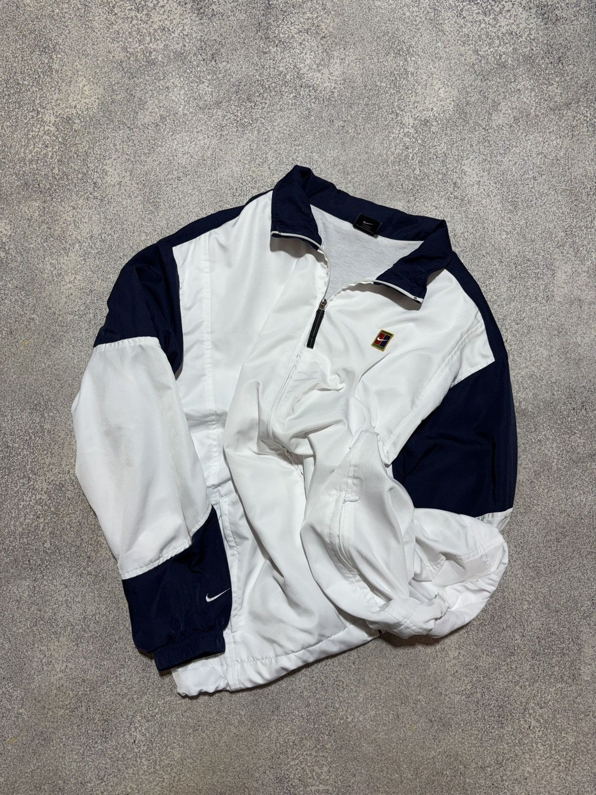 Nike Vintage Nike Court Track Top Jacket Andre Agassi Rare Swoosh Size US L / EU 52-54 / 3 - 6 Thumbnail