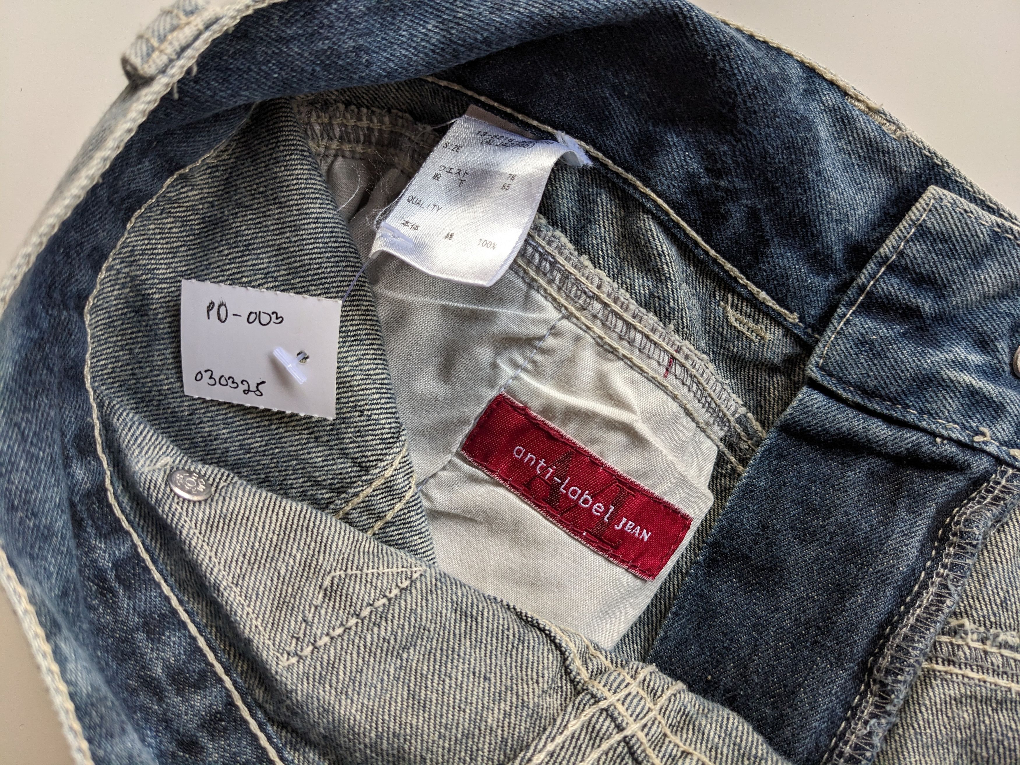 Japanese Brand × Le Grande Bleu (L.G.B.) Anti Label jeans stone wash flare jeans Size US 32 / EU 48 - 7 Thumbnail