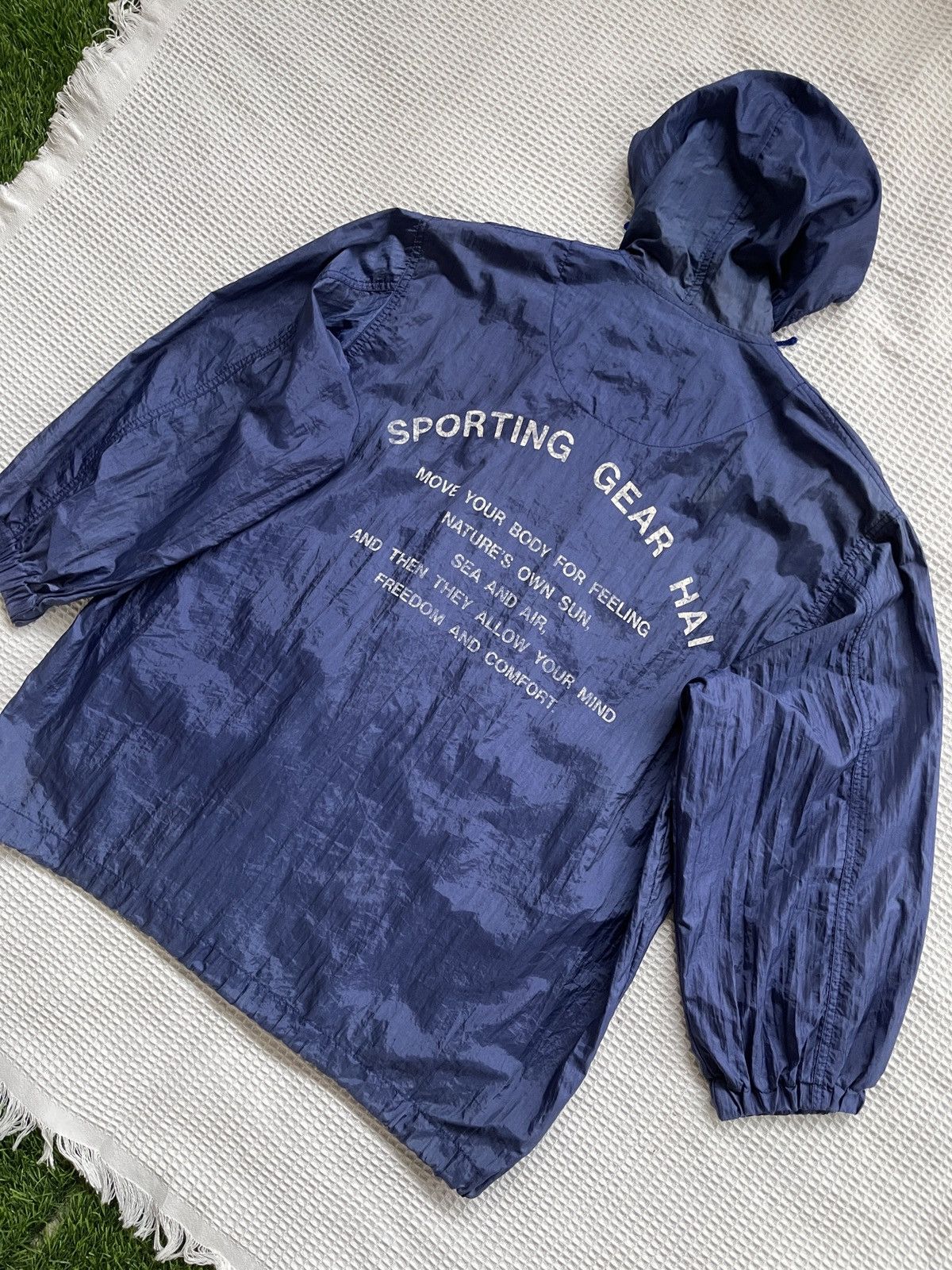Hai Sporting Gear × Issey Miyake × Vintage Last Drop🔥Vtg Hai Sporting Gear Issey Miyake Light Jacket Size US L / EU 52-54 / 3 - 19 Thumbnail
