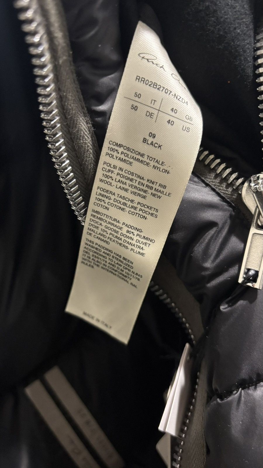 Rick Owens Rick Owens FW22 Strobe Gimp Puffer Jacket Size US L / EU 52-54 / 3 - 15 Thumbnail