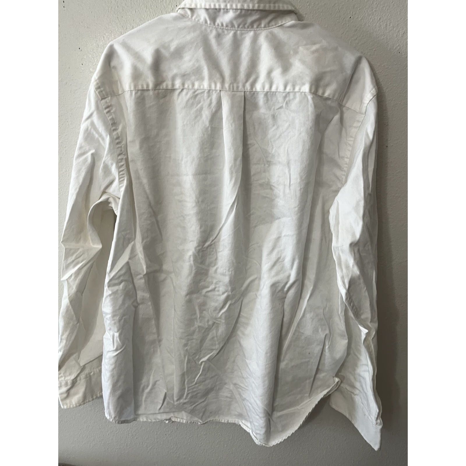 Dockers Dockers Shirt Men's White Solid Stain Defender No Wrinkles Button-Up XL Mens Size US XL / EU 56 / 4 - 2 Thumbnail