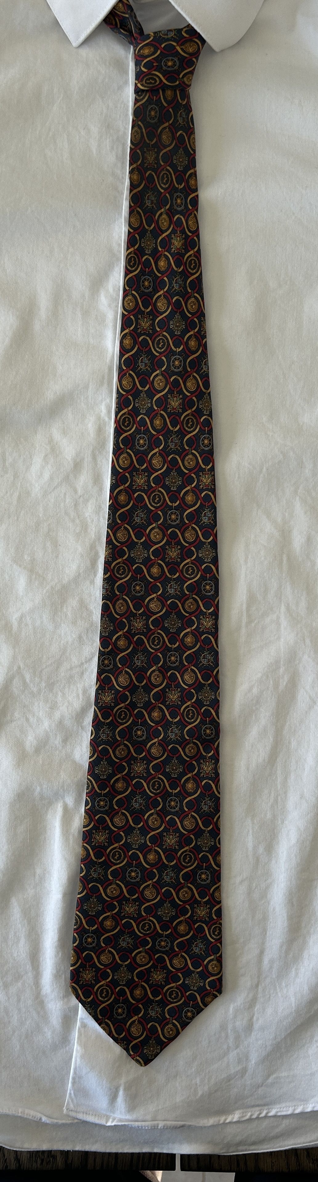 Salvatore Ferragamo Vintage Salvatore Ferragamo Mens Silk Tie Size ONE SIZE - 1 Thumbnail