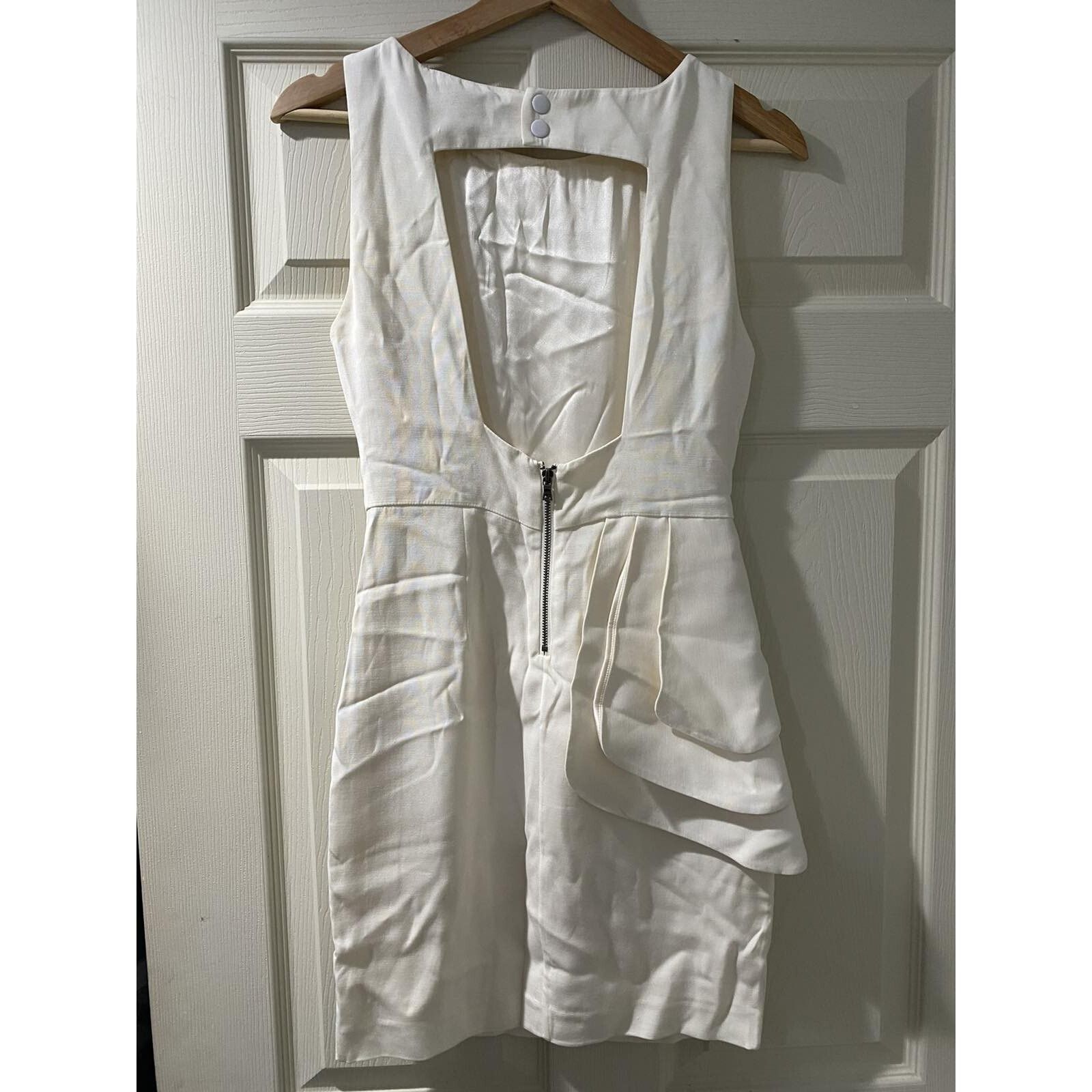 Alice + Olivia Alice + Olivia Spelling Slide Peplum Dress Size 2 A000936 Size XS / US 0-2 / IT 36-38 - 3 Thumbnail