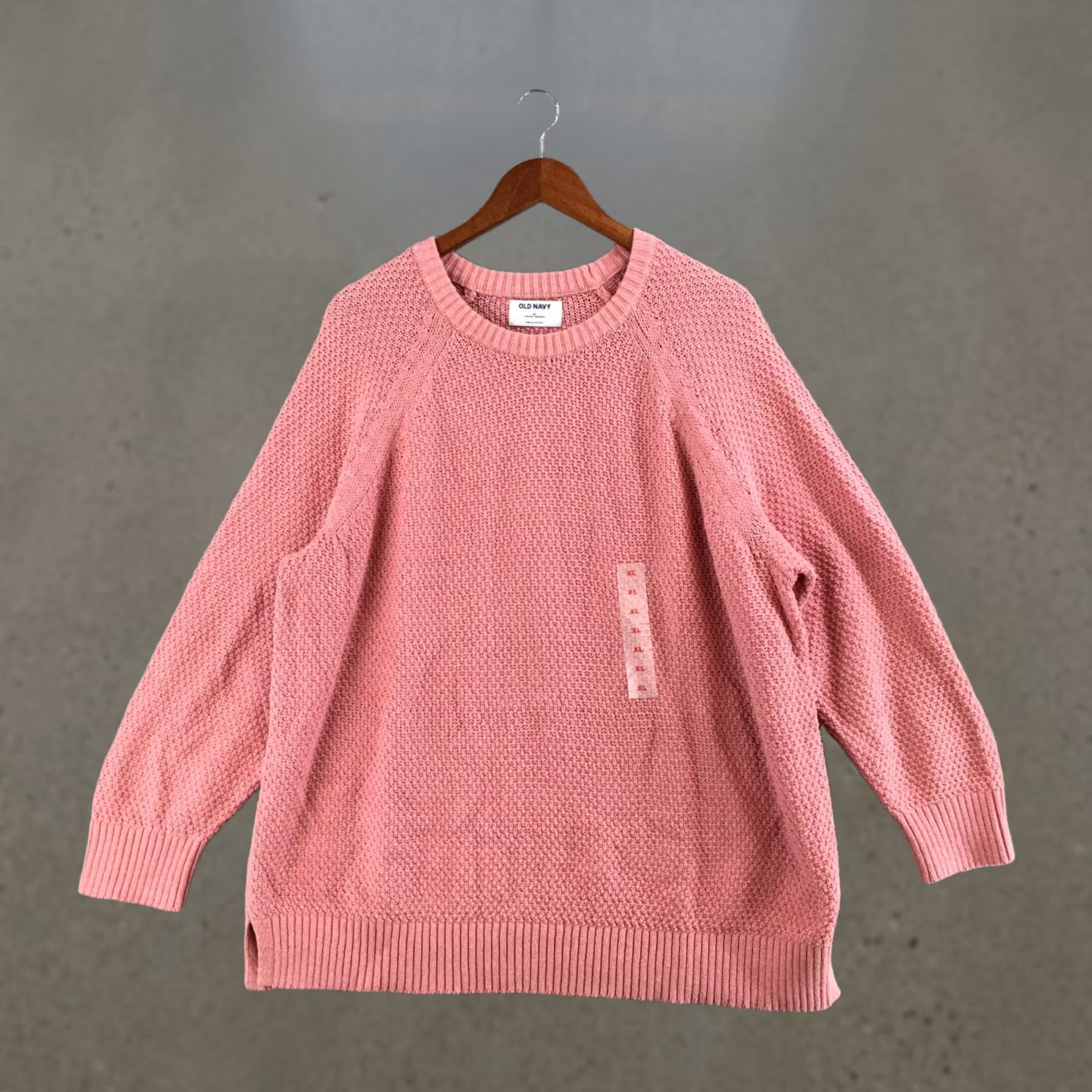 Old Navy Old Navy Sweater Womens XL Crew Neck Long Sleeve Pullover Cotton Blend Pink NEW Size XL / US 12-14 / IT 48-50 - 1 Thumbnail