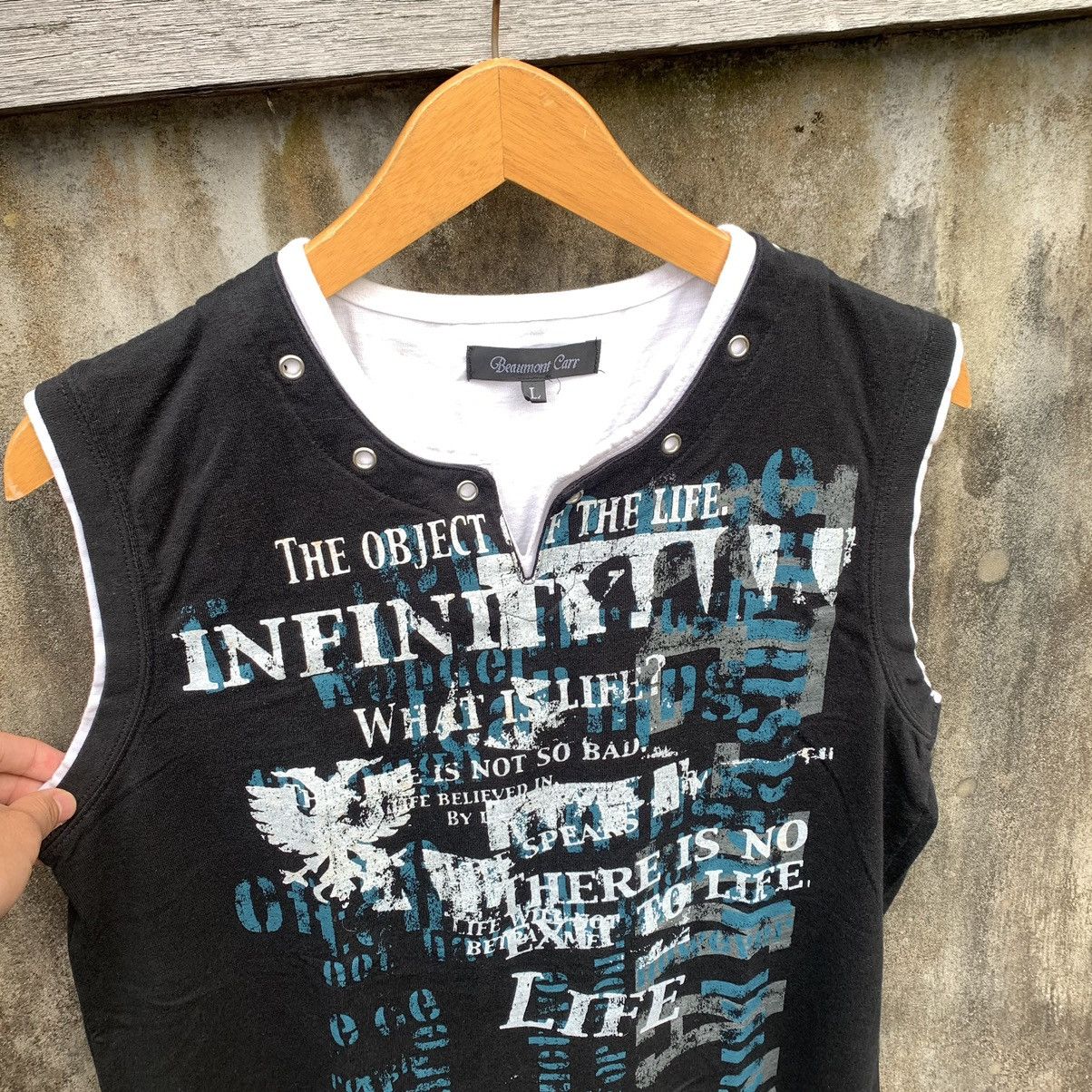 14th Addiction BEAUMONT CARR POEM TANKTOP TSHIRT BONDAG PUNK STYLE Size US L / EU 52-54 / 3 - 2 Thumbnail