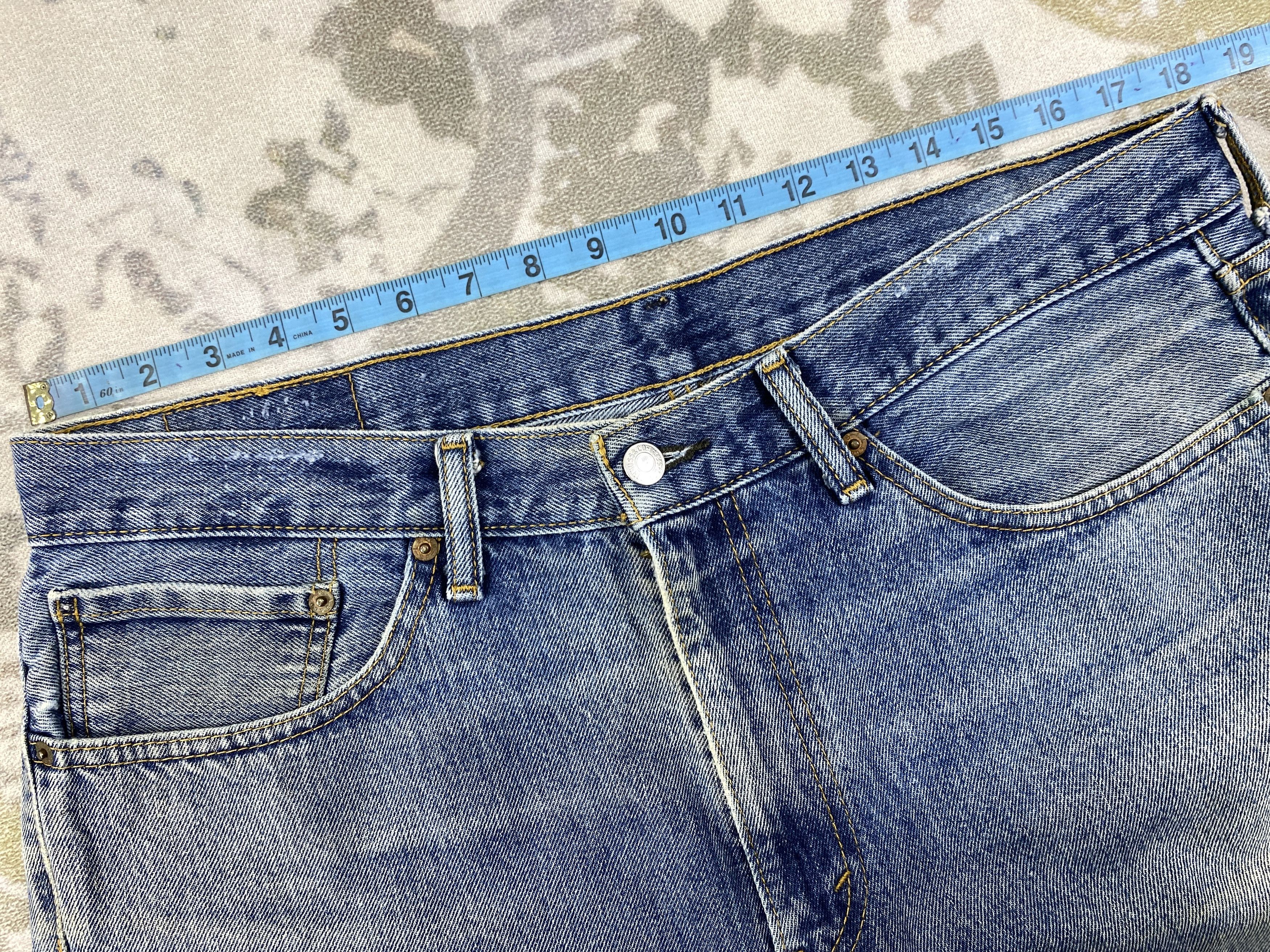 Levi's Distressed Blue Vintage Levi's 505 Jeans 36x29 Denim JN1764 Size US 36 / EU 52 - 5 Thumbnail