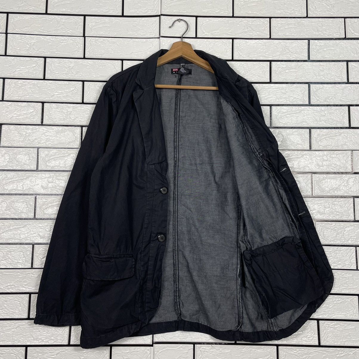 Diesel Diesel Black Casual Jacket Size US M / EU 48-50 / 2 - 9 Thumbnail
