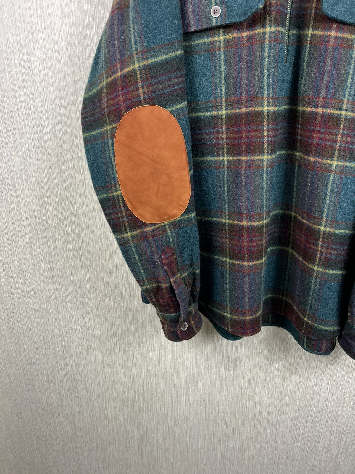 Flannel × Gant × Vintage Vintage 90s Gant plaid wool overshirt flannel checked suede Size US XL / EU 56 / 4 - 8 Thumbnail