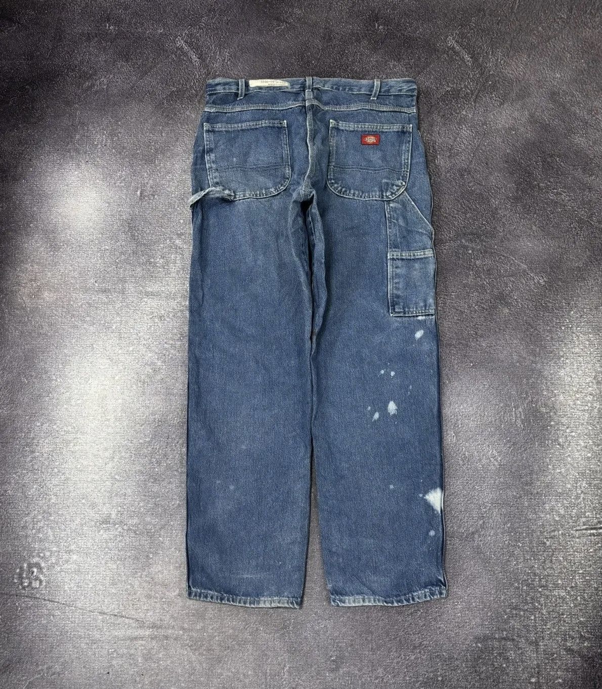 Dickies × Vintage Vintage Dickies Relaxed Fit Painted USA Work Denim Jeans Size US 36 / EU 52 - 1 Thumbnail