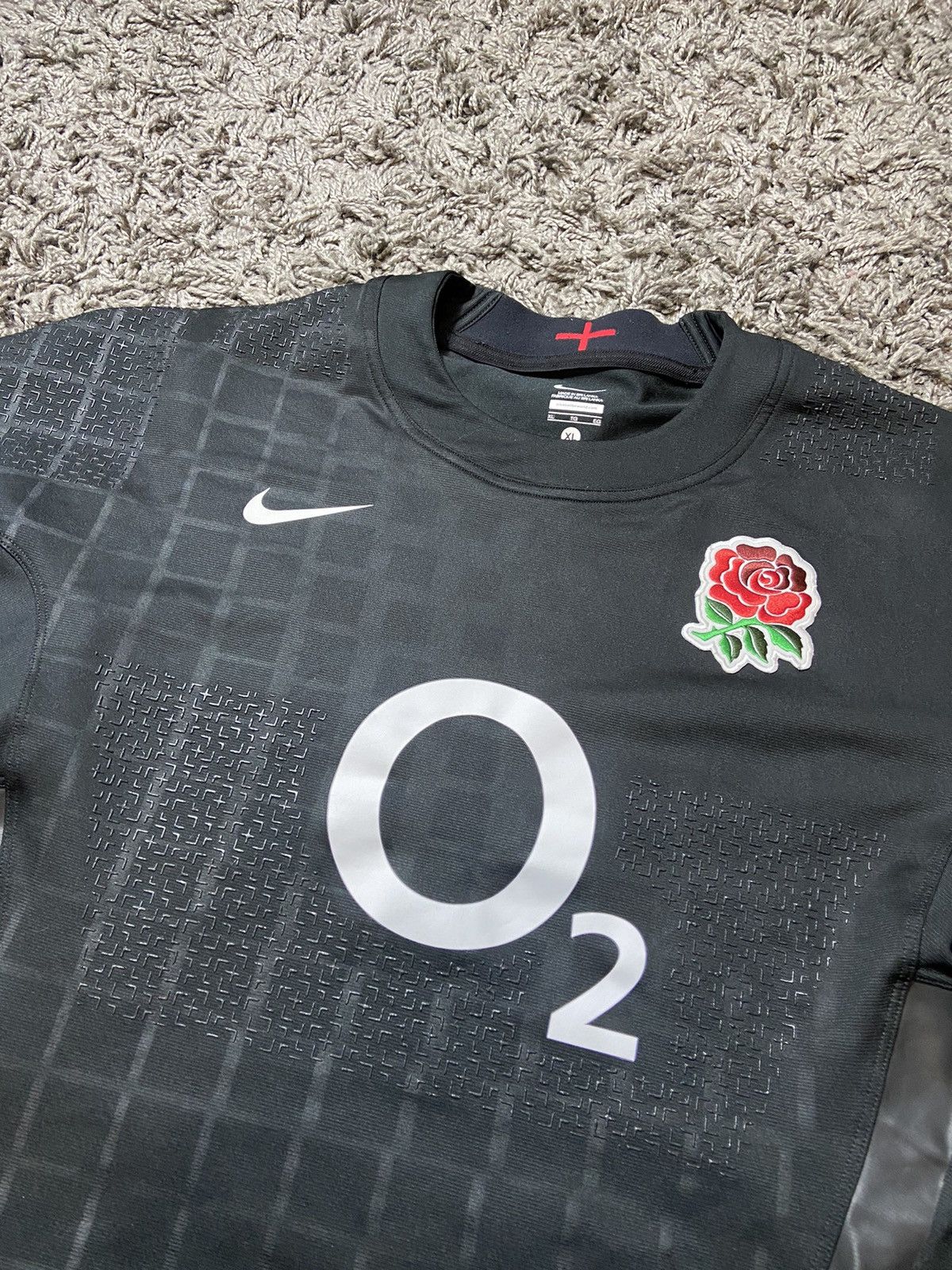 Nike × Vintage NIKE REGBY ENGLAND PLAYER ISSUE MATCH PLAYER VERSION JERSEY Size US XL / EU 56 / 4 - 2 Thumbnail