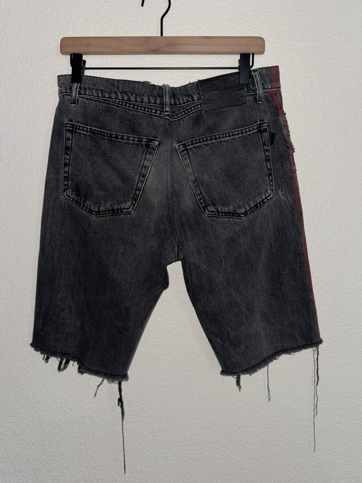 Balenciaga Balenciaga Red Line Jean shorts 2018 Size US 31 - 2 Thumbnail