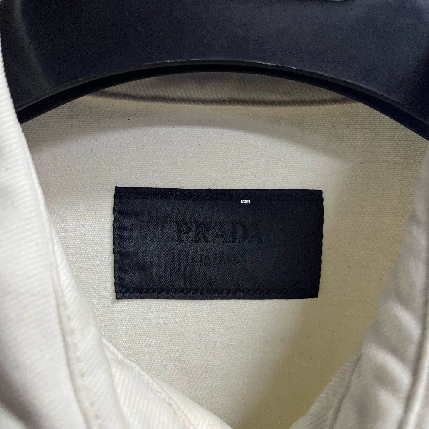 Prada Prada Latest Off-White Logo Long-Sleeve Shirt Size US L / EU 52-54 / 3 - 2 Thumbnail