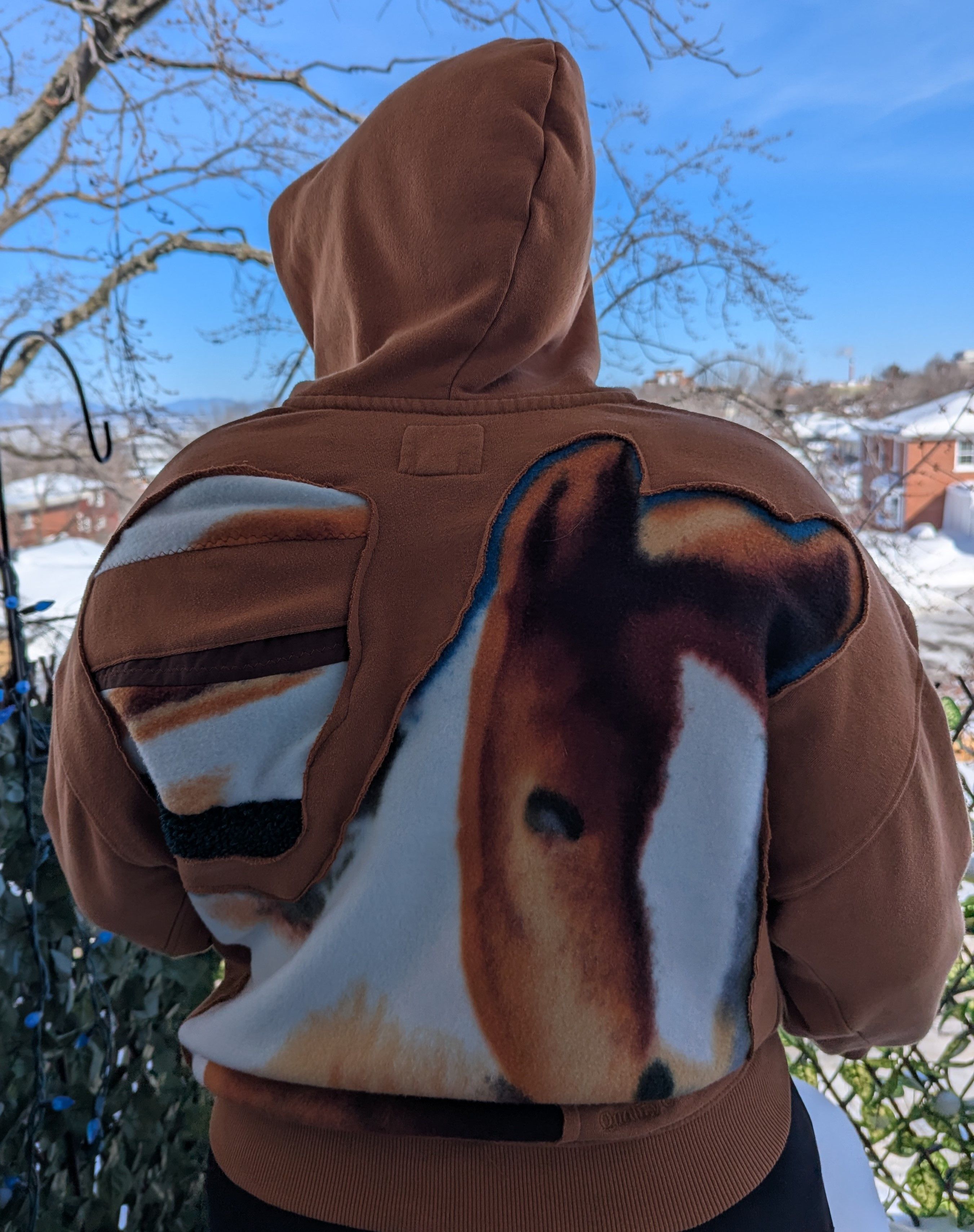HorseLover Upcycled Roots ZipZup Hoodie