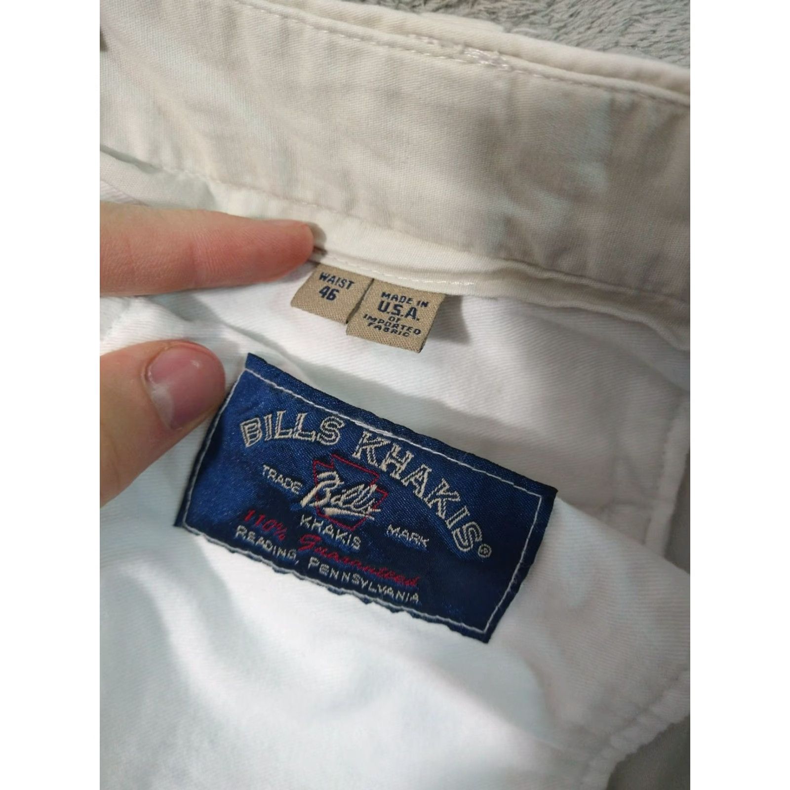Bills Khakis Bills Khakis Pants Mens 46 x 24 Beige Chino Pleated Twill Cotton Lot of 2 Size US 30 / EU 46 - 7 Thumbnail