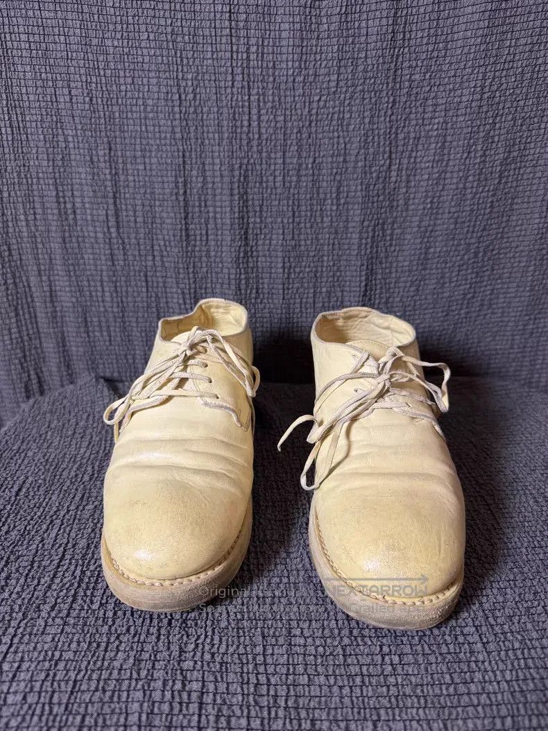 Other GUIDI Beige Low-top Horsehide Derby Shoes Size US 5.5 / EU 38 - 5 Thumbnail