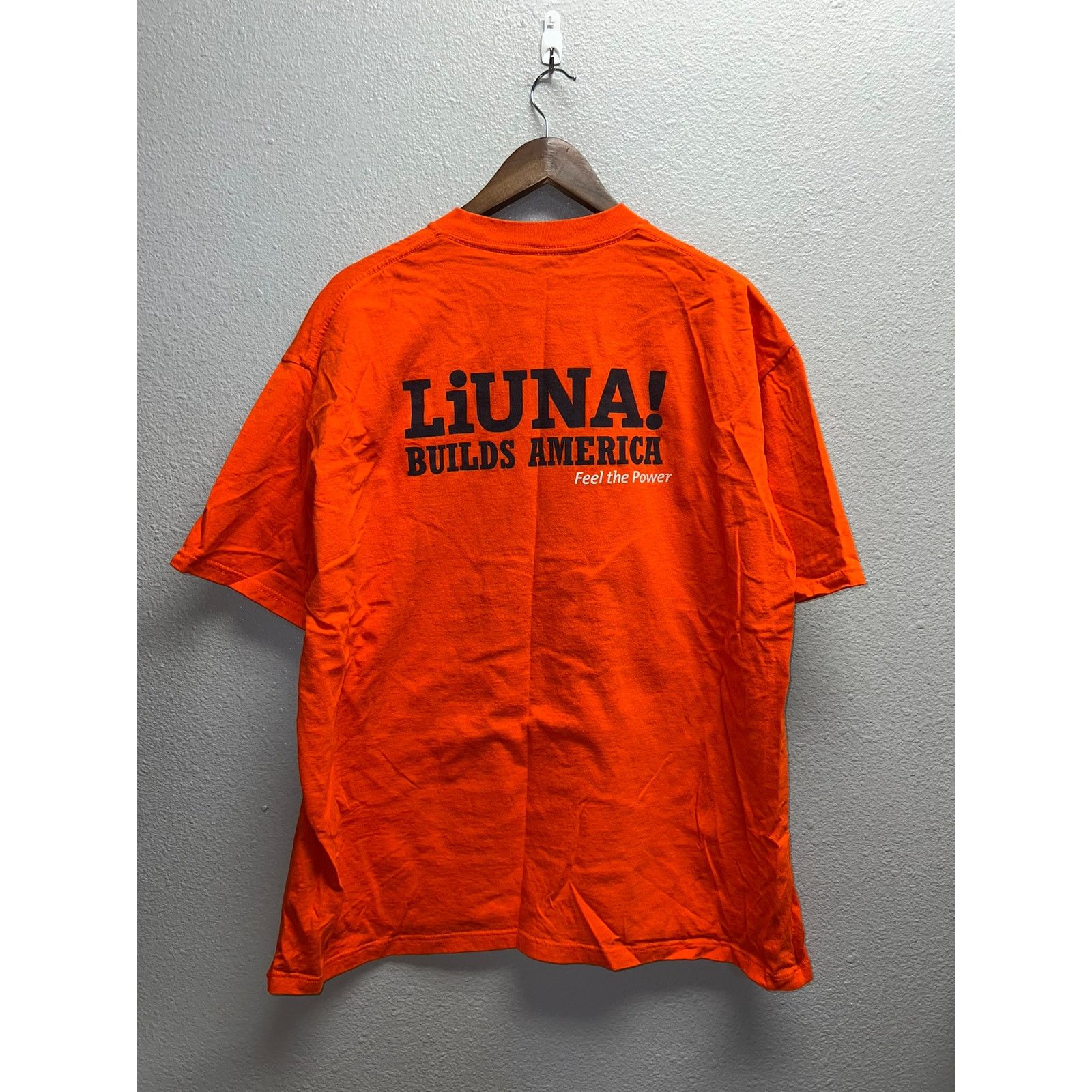 Vintage Union Line UFCW Shirt Local 1646 Liuna For Hillary Clinton Size US XXL / EU 58 / 5 - 5 Thumbnail