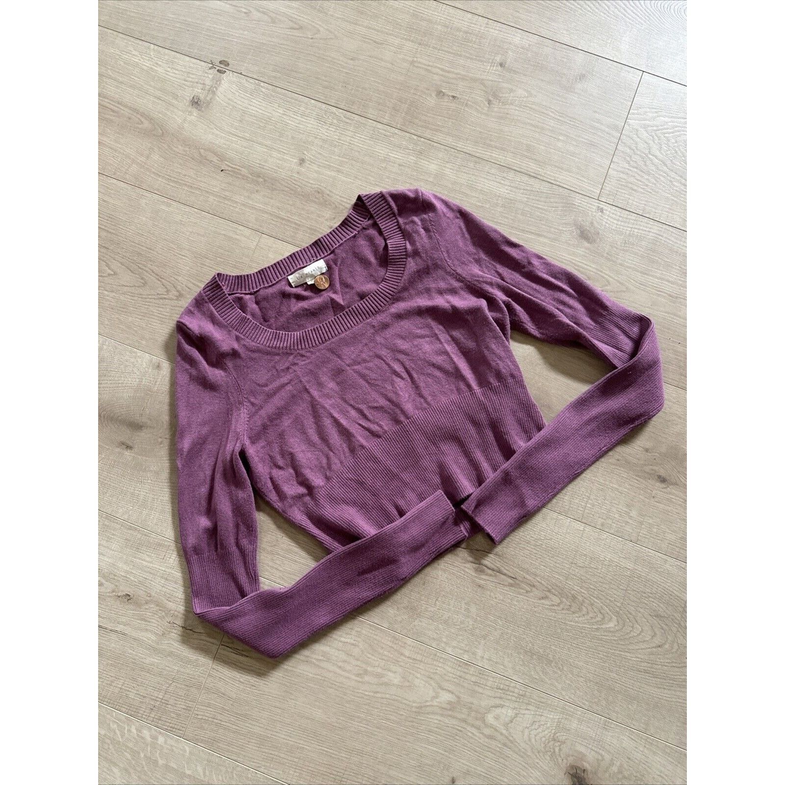 Other LA Hearts Women’s Small Purple Cropped Long Sleeve Size S / US 4 / IT 40 - 1 Thumbnail