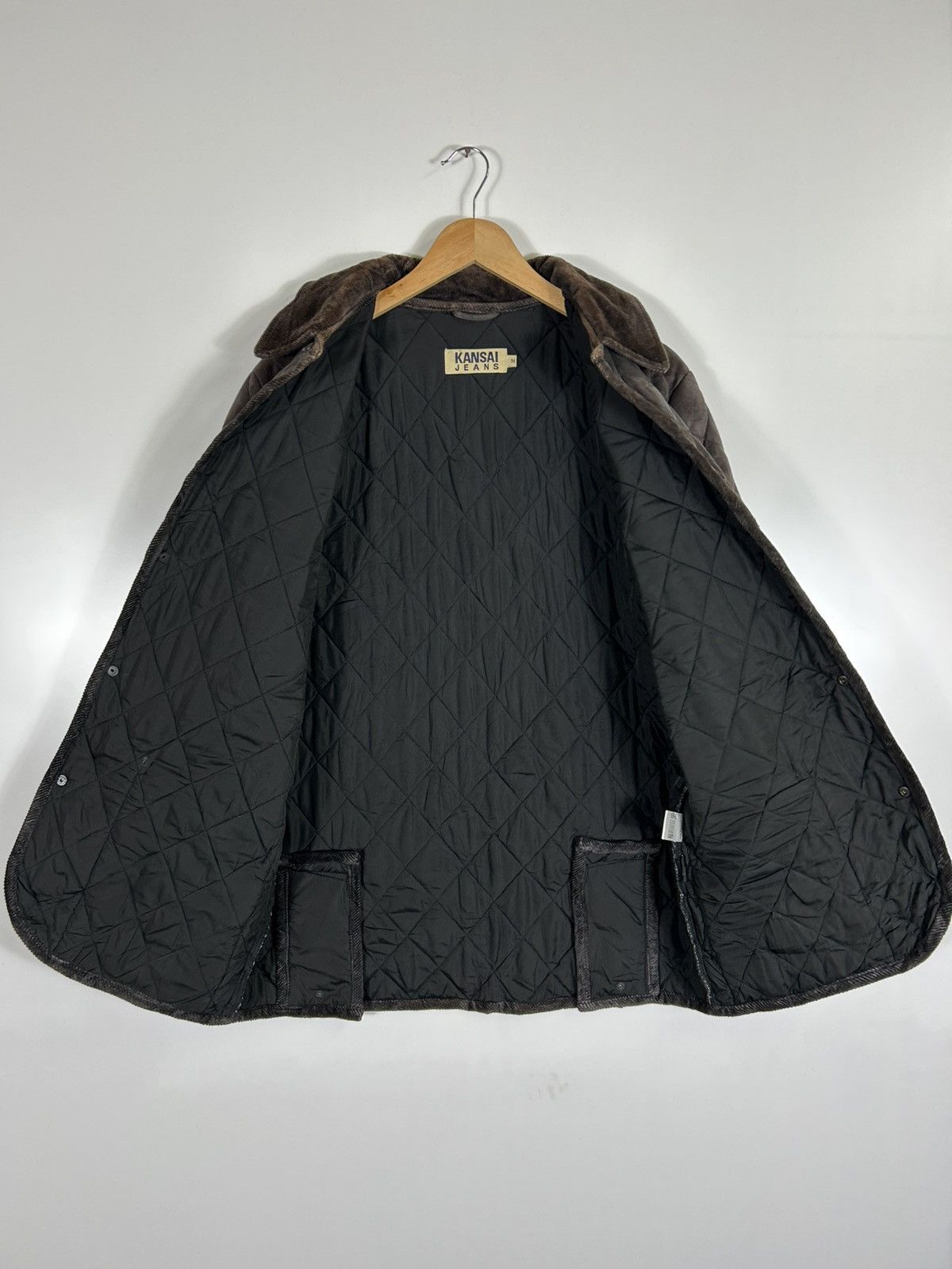 Kansai Yamamoto 🔥Kansai Jeans Quilted Snap Button Jacket Size US M / EU 48-50 / 2 - 8 Thumbnail