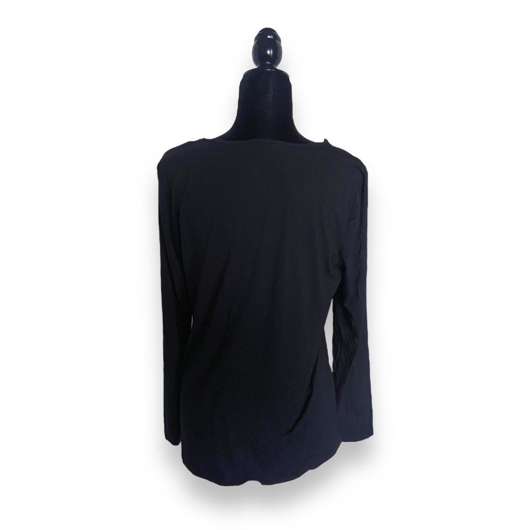 Other Soma Womens Top Sz M Black Scoop Neck Rayon Spandex Solid Size M / US 6-8 / IT 42-44 - 4 Thumbnail