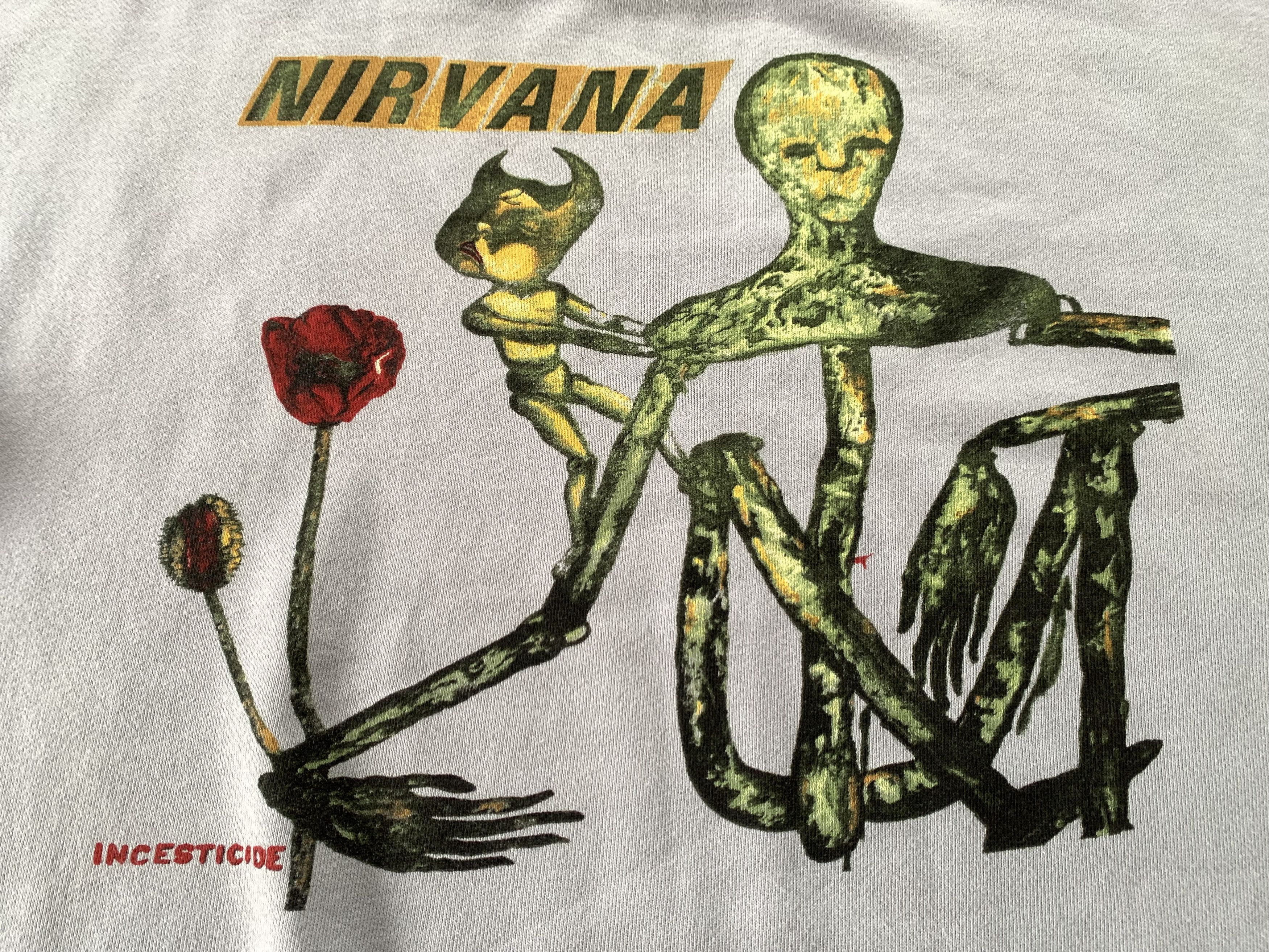 Band Tees × Nirvana Nirvana Isecticide Cotton Printed Sweatshirt Size US L / EU 52-54 / 3 - 8 Thumbnail