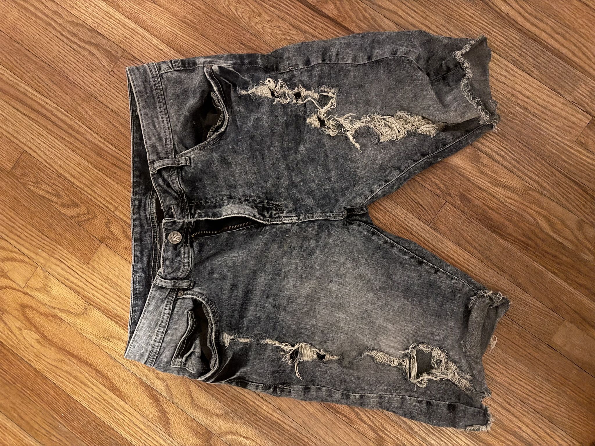 YoungLA YoungLA Blue Denim Shorts Size US 38 / EU 54 - 1 Preview