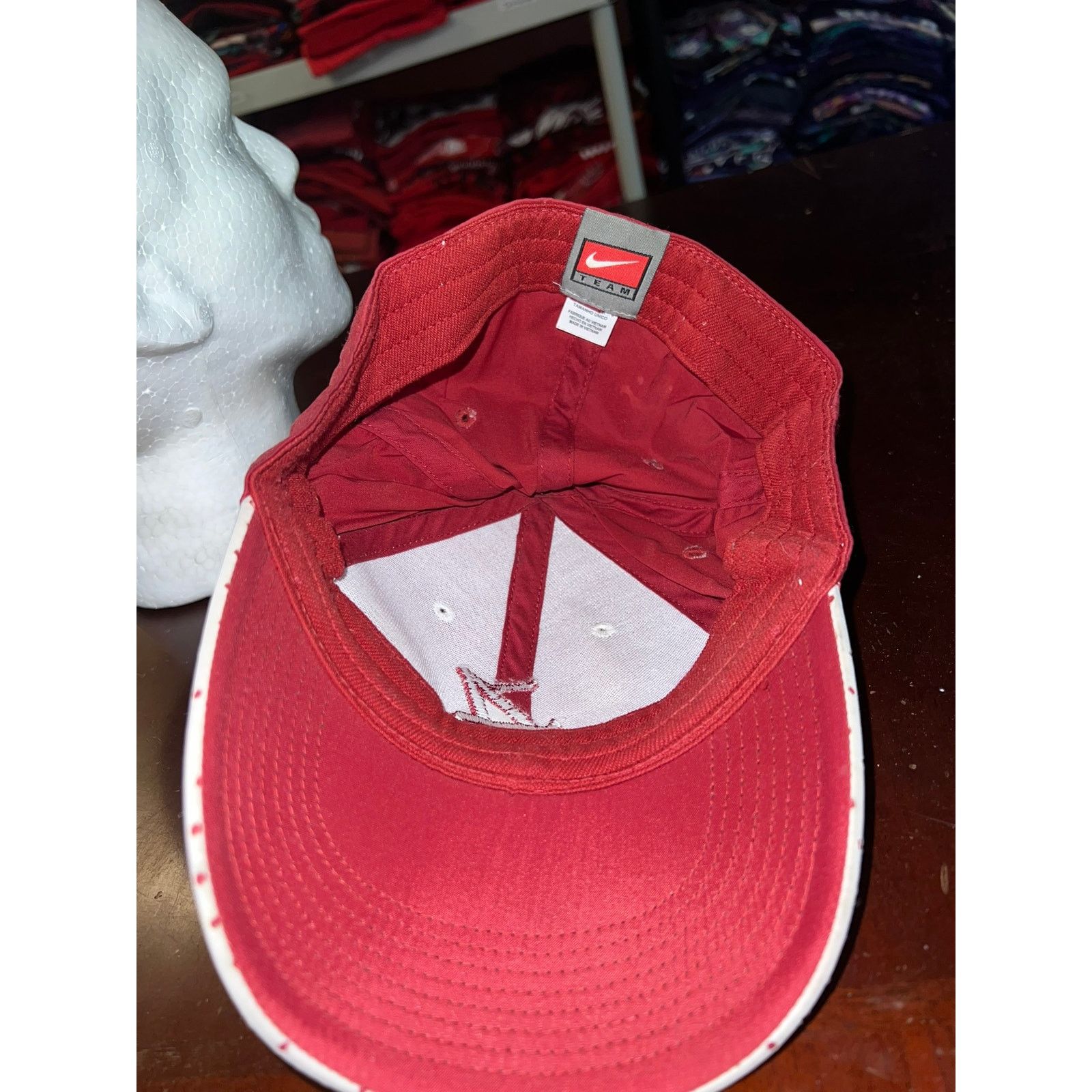 Nike Nike Alabama Crimson Tide Hat White Red College University Size ONE SIZE - 6 Thumbnail