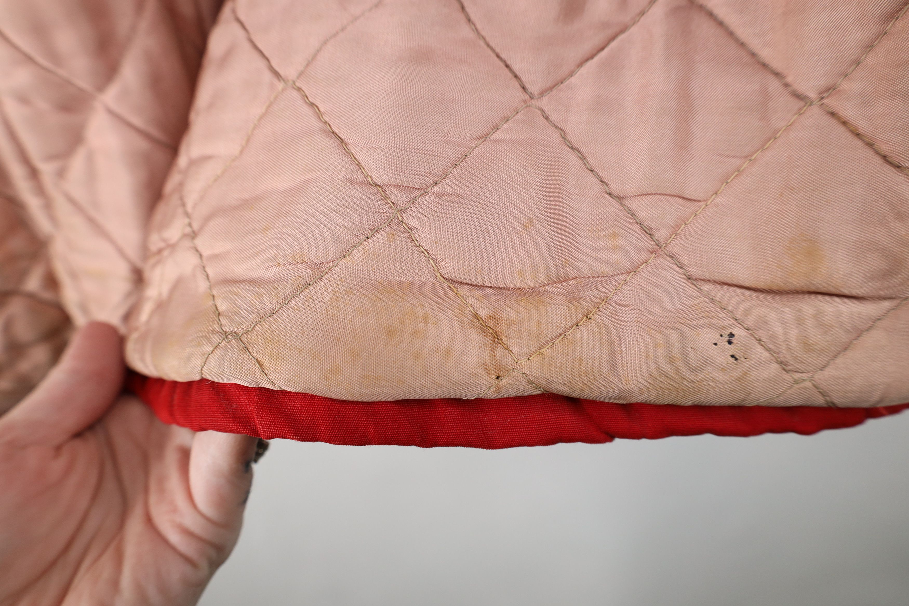 Vintage Vintage 50s 60s Streetwear Quilted Chore Jacket Red USA Size US M / EU 48-50 / 2 - 13 Thumbnail