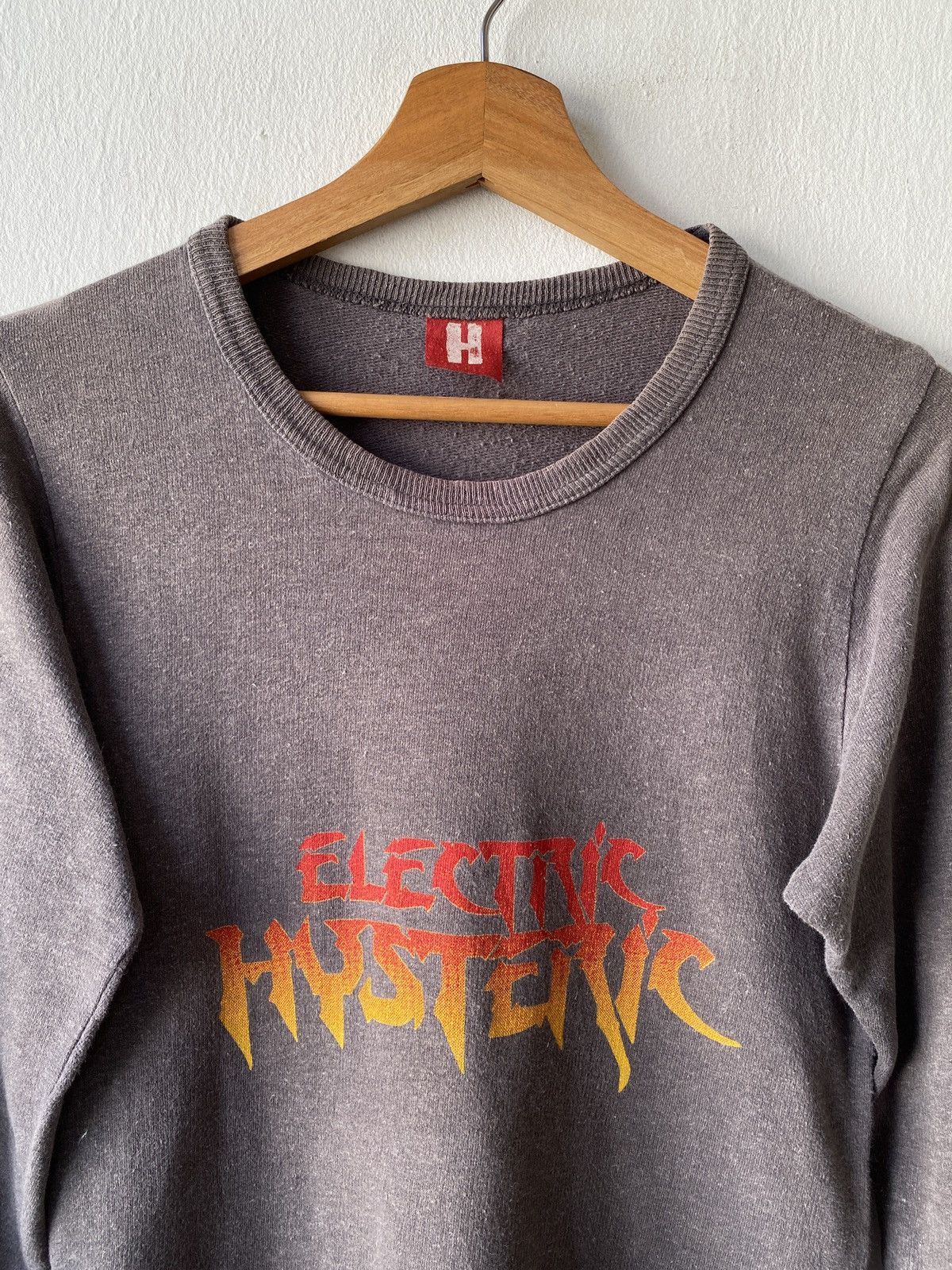 Hysteric Glamour × Japanese Brand Hysteric Glamour Electric Grey Faded Long Sleeve Shirt Size US S / EU 44-46 / 1 - 7 Thumbnail
