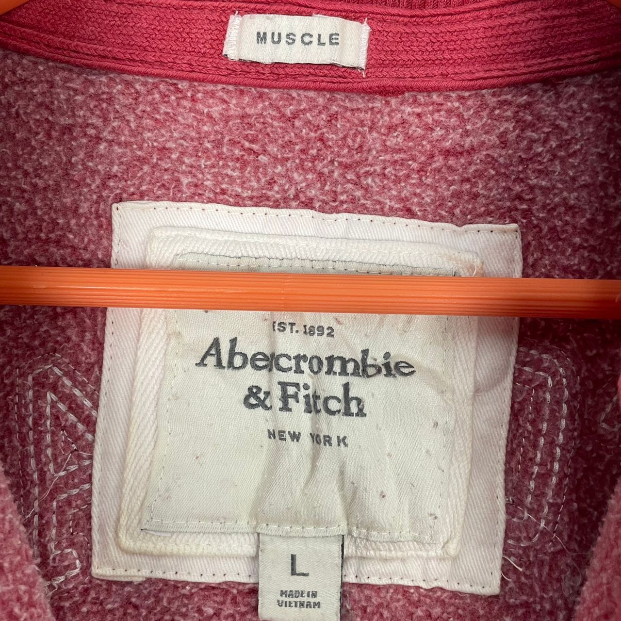 Abercrombie & Fitch Vintage Abercrombie And Fitch Backhit Logo Zipp Sweatshirt Size US L / EU 52-54 / 3 - 10 Thumbnail