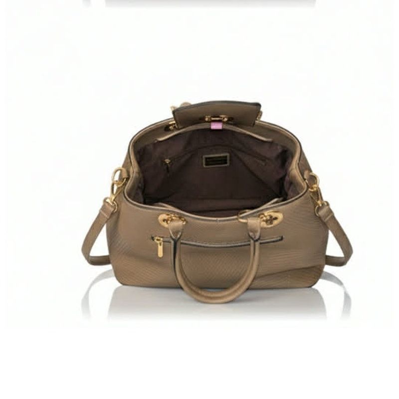 Other Danbaoly Tan Pebbled Crossbody Satchel Handbag Tote Purse Size ONE SIZE - 3 Thumbnail