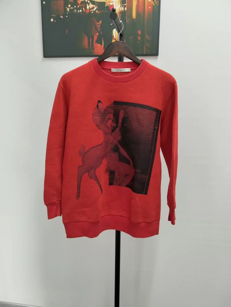 Givenchy Givenchy Exclusive Space Cotton Deer Hoodie Size US M / EU 48-50 / 2 - 1 Thumbnail