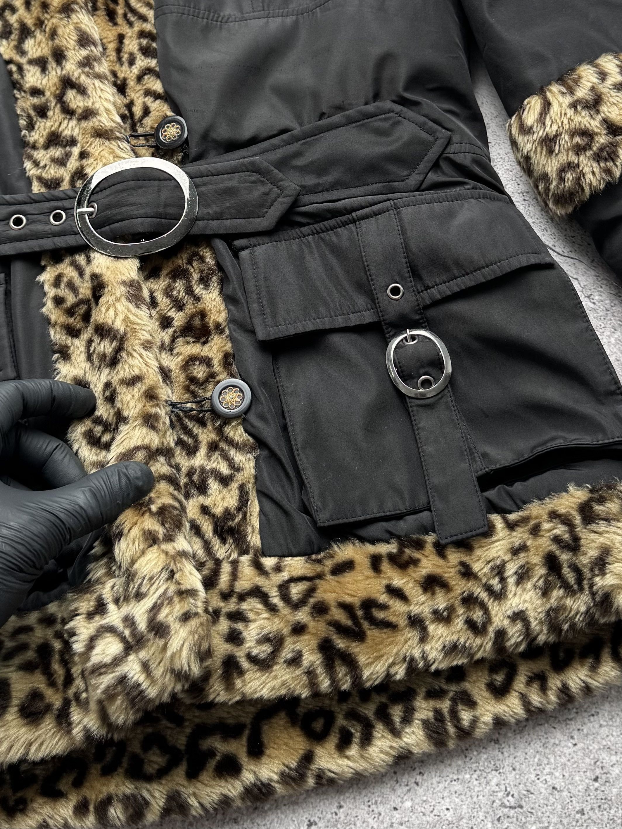 Vintage Vintage Jacket With Faux Sheepskin Details C5(V412) Size L / US 10 / IT 46 - 4 Thumbnail
