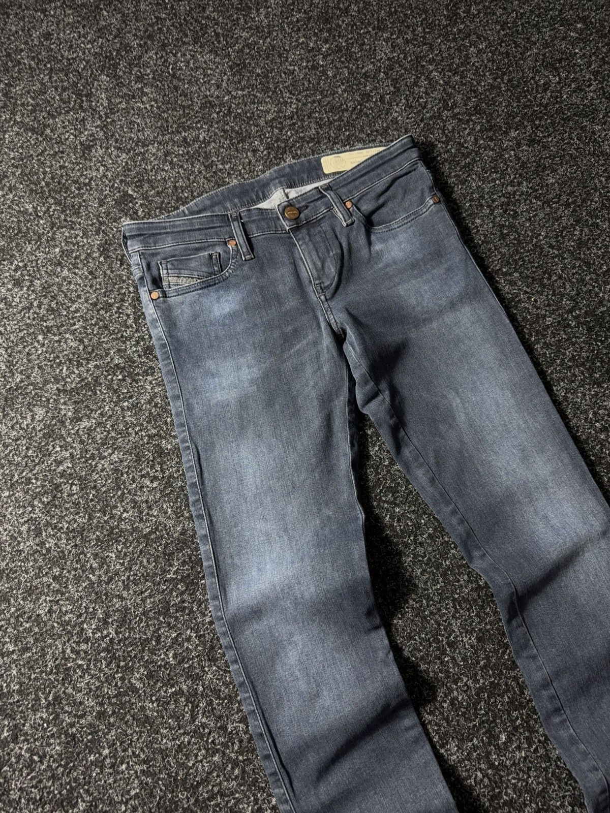 Diesel × If Six Was Nine × Vintage Vintage 90s Y2K Diesel Industry Jeans skinny pants Size 27" / US 4 / IT 40 - 5 Thumbnail