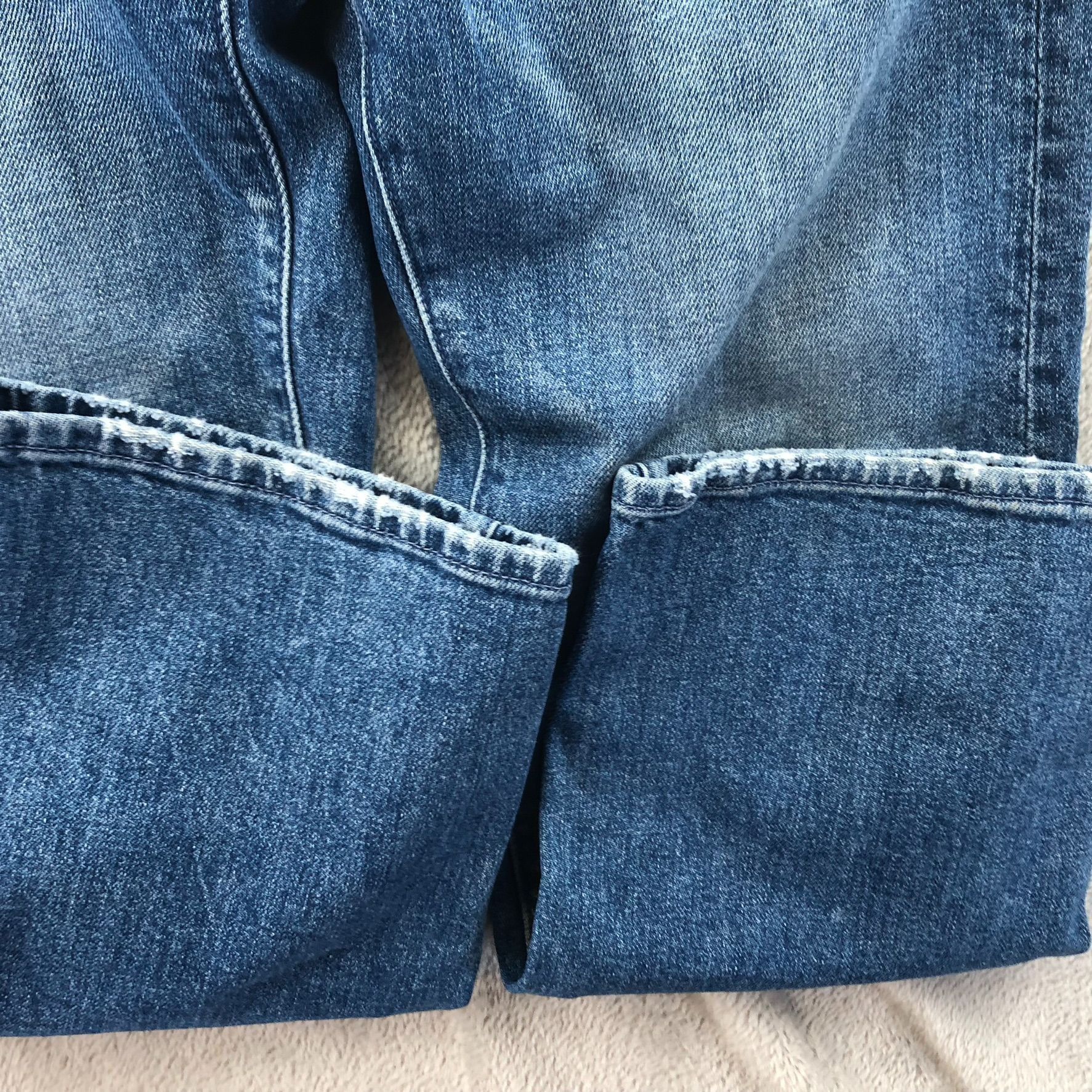 MOTHER Mother Women Jeans 26 Straight Leg Superior Blue Denim Butto Size 26" / US 2 / IT 38 - 9 Thumbnail