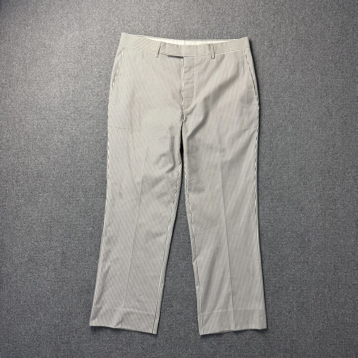 Louis Vuitton Louis Vuitton - Pinstripe Trouser Size 32" / US 10 / IT 46 - 1 Thumbnail