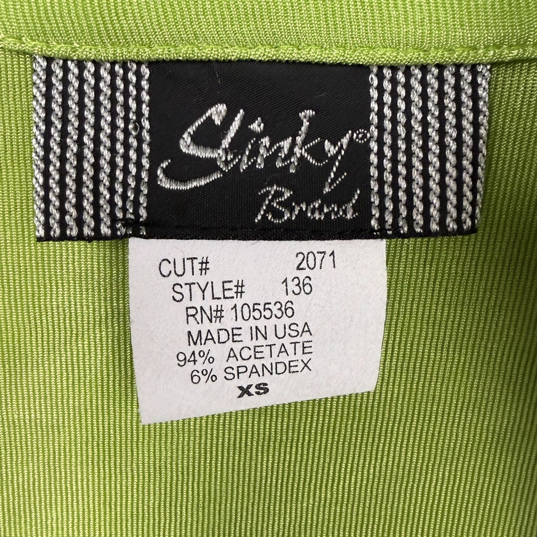 J Brand VINTAGE Slinky Brand Cardigan Sweater Womens XS Neon Green Full Zip Lightweight Jersey Knit 90s Retro Casual Womens Size XS / US 0-2 / IT 36-38 - 5 Thumbnail