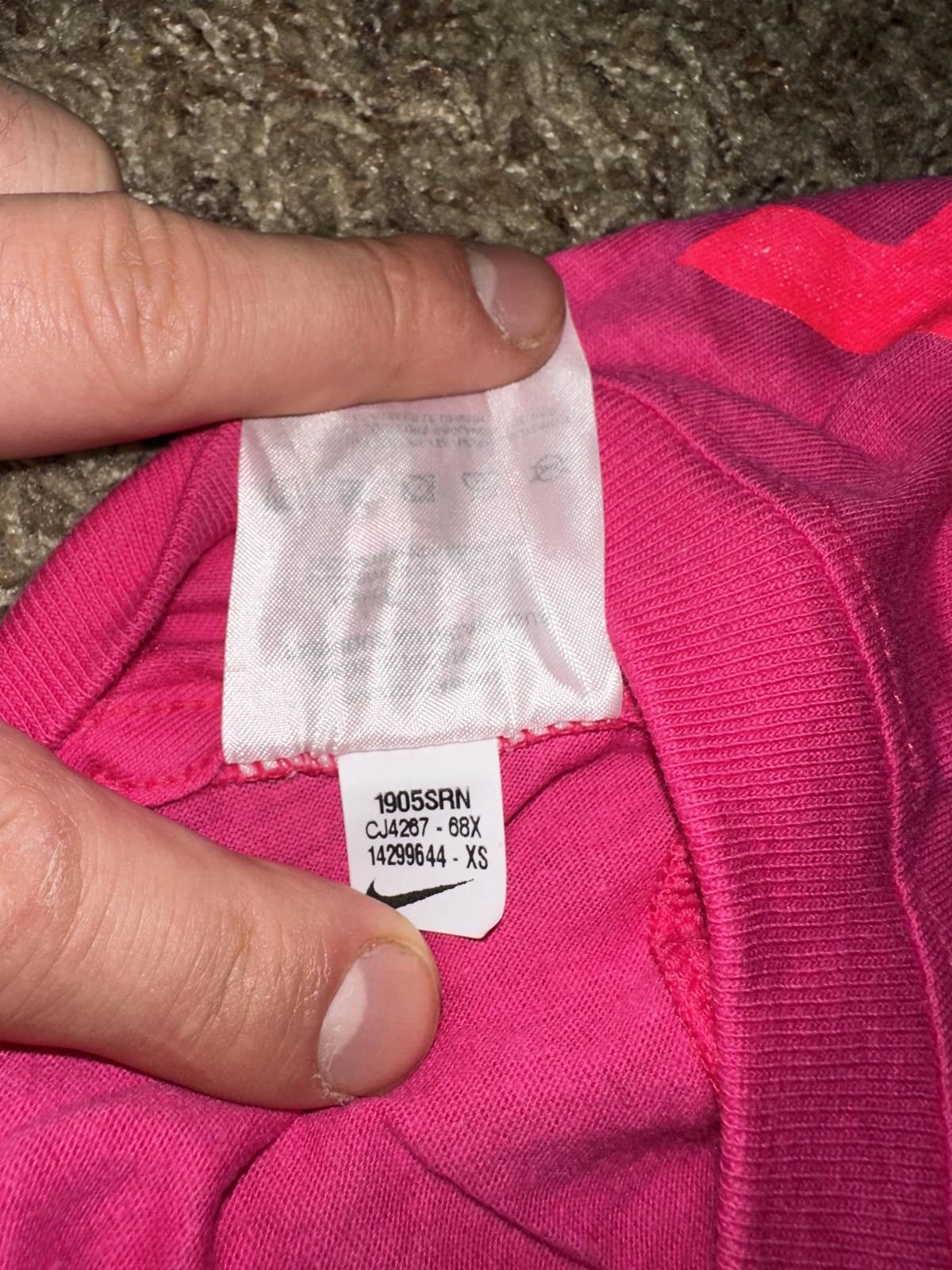 Nike Nike Big Kids (Girl’s) Futura Logo Vivid Pink T-Shirt Size XXS / US 00 / IT 34 - 5 Thumbnail