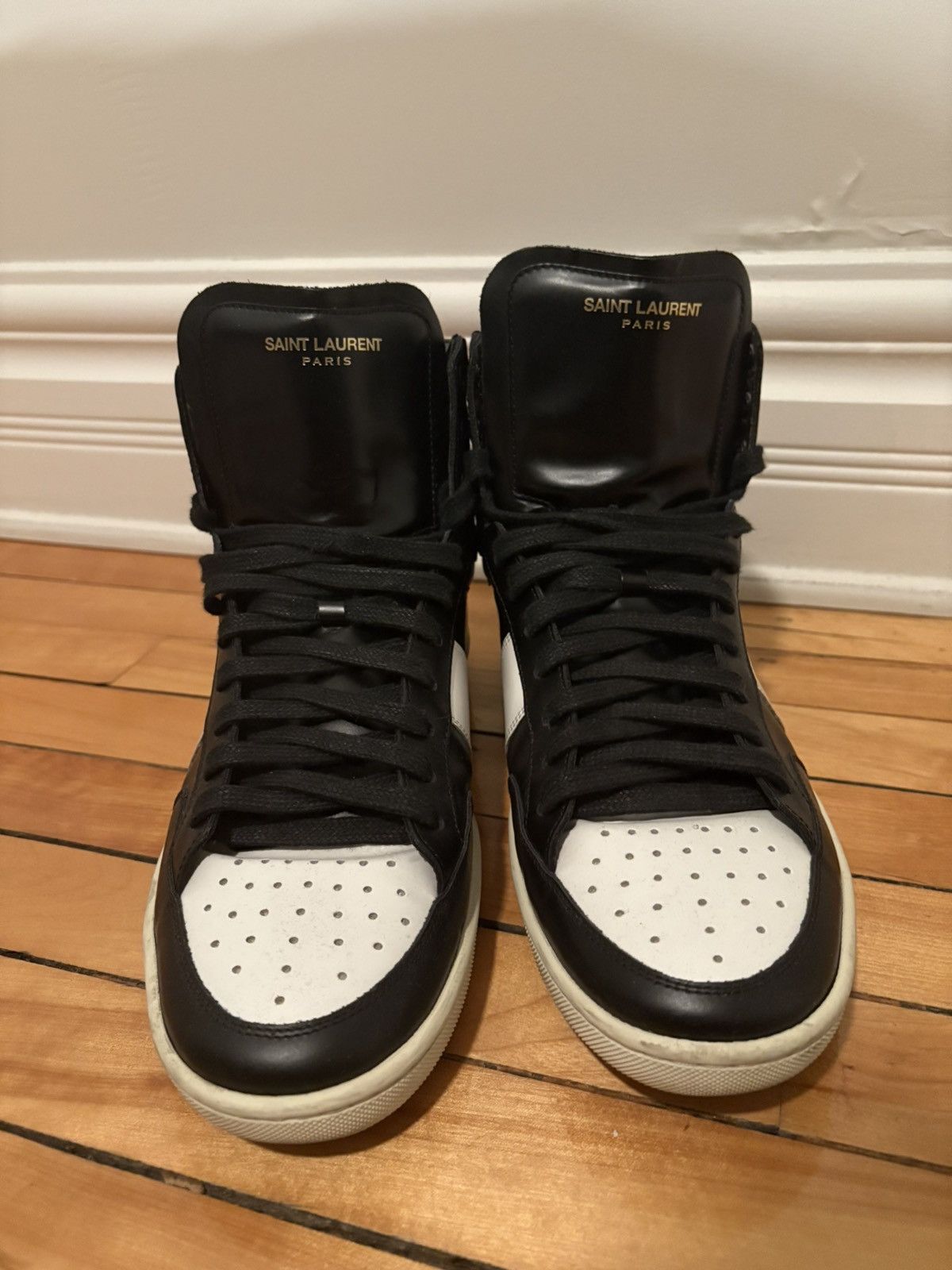 Saint Laurent Paris Saint Laurent Paris SL 10 black leather sneakers Size US 9 / EU 42 - 3 Thumbnail