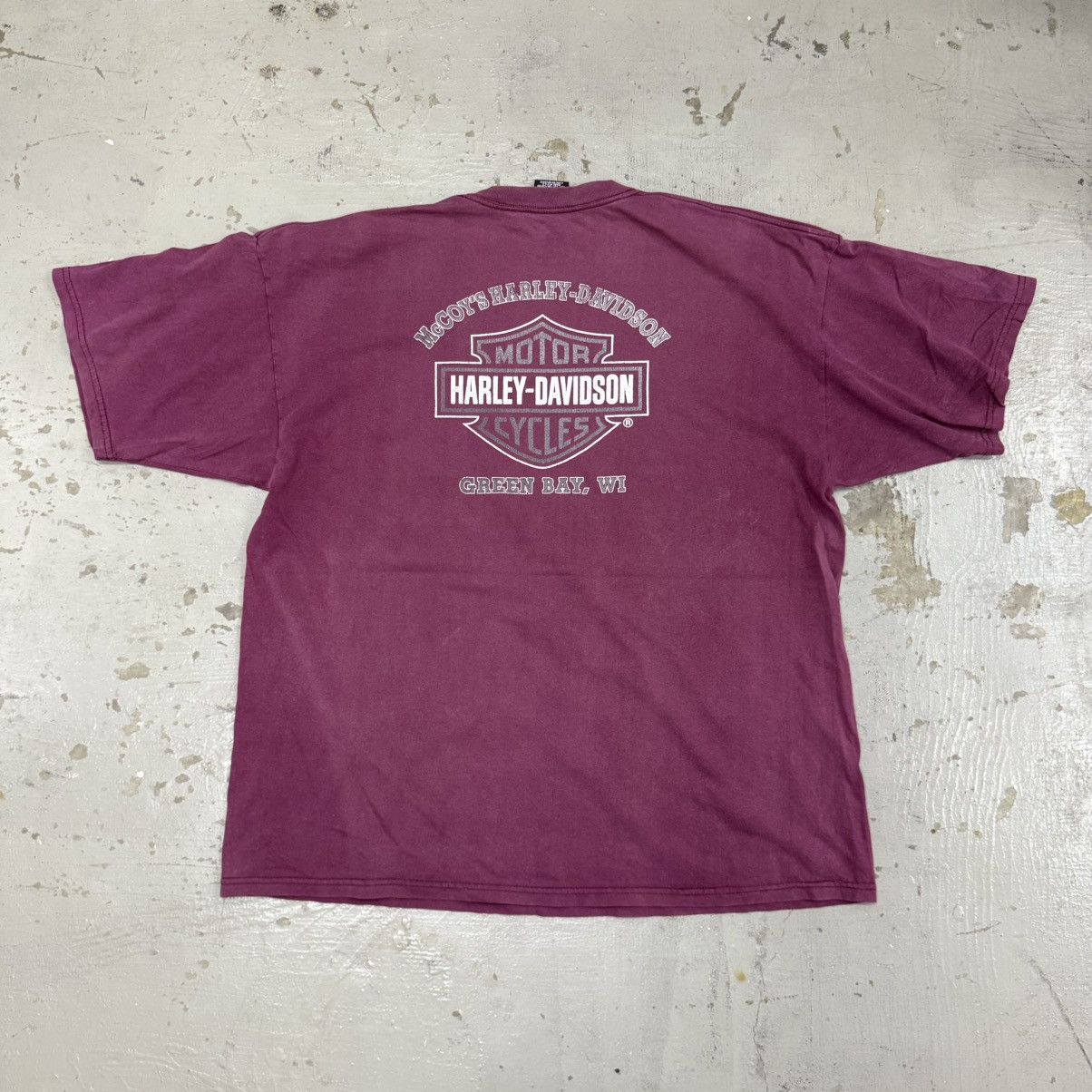Harley Davidson Vintage Sun faded Harley Davidson Tee Size US XXL / EU 58 / 5 - 5 Thumbnail