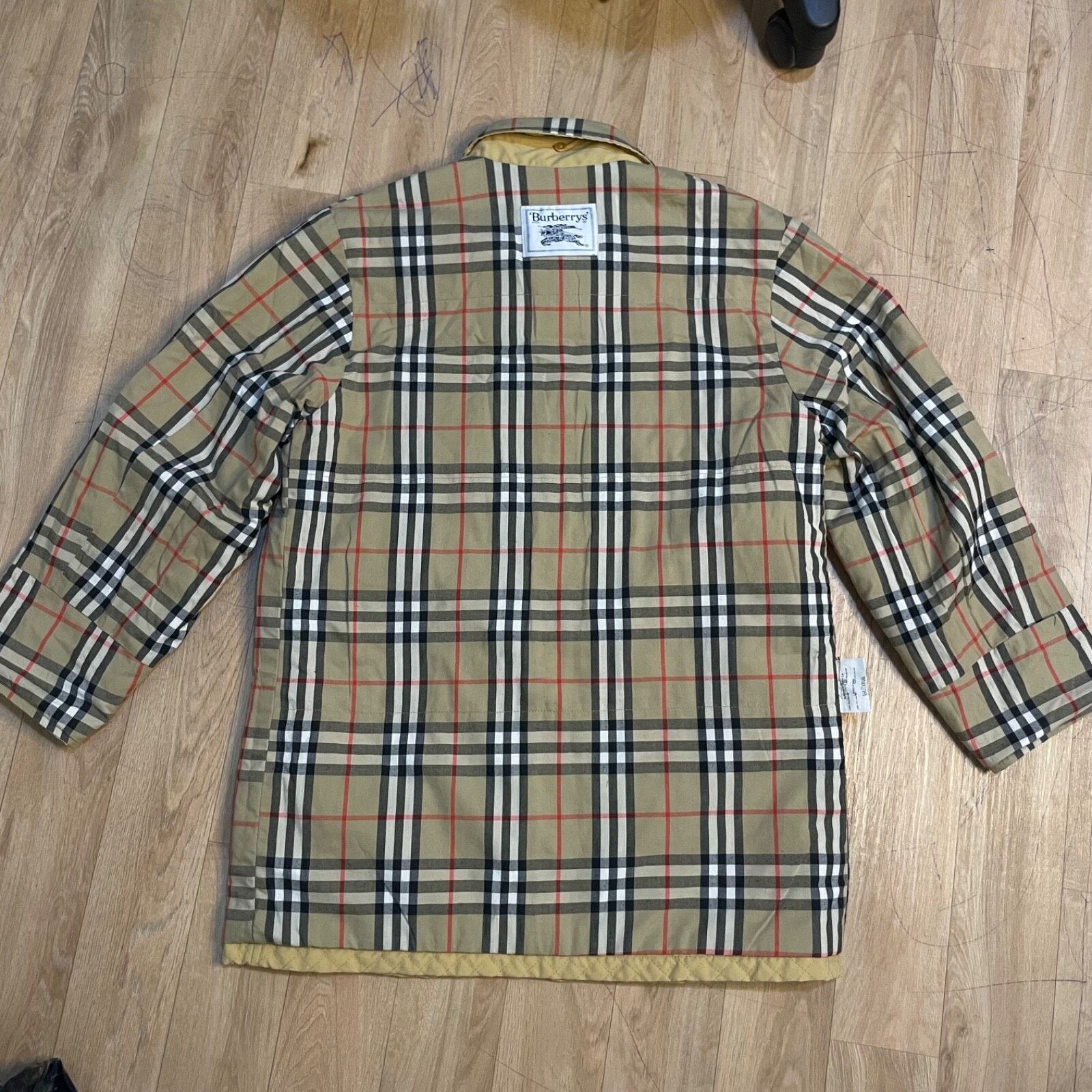 Burberry Burberry Quilted VINTAGE Jacket Nova check Diamond women's Size L / US 10 / IT 46 - 9 Thumbnail