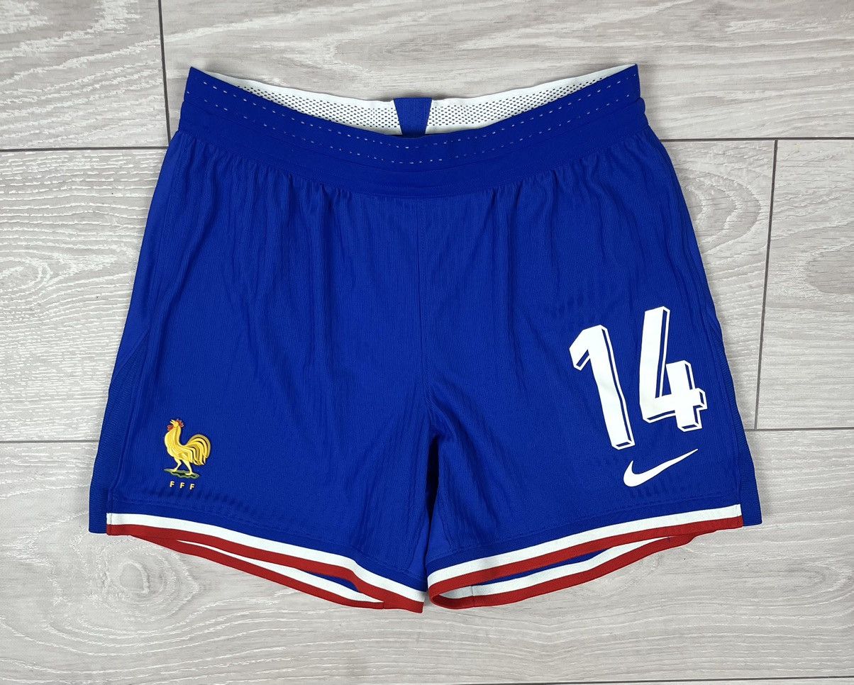 Nike Nike France 2025 #14 Rabiot Soccer Player Issue Match Shorts Size US 32 / EU 48 - 1 Thumbnail