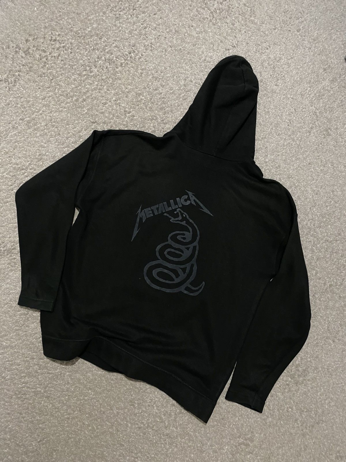Band Tees × Metallica × Vintage Metallica Snake Hoodie L Boxy Fit vintage metal alternative Size US L / EU 52-54 / 3 - 1 Thumbnail