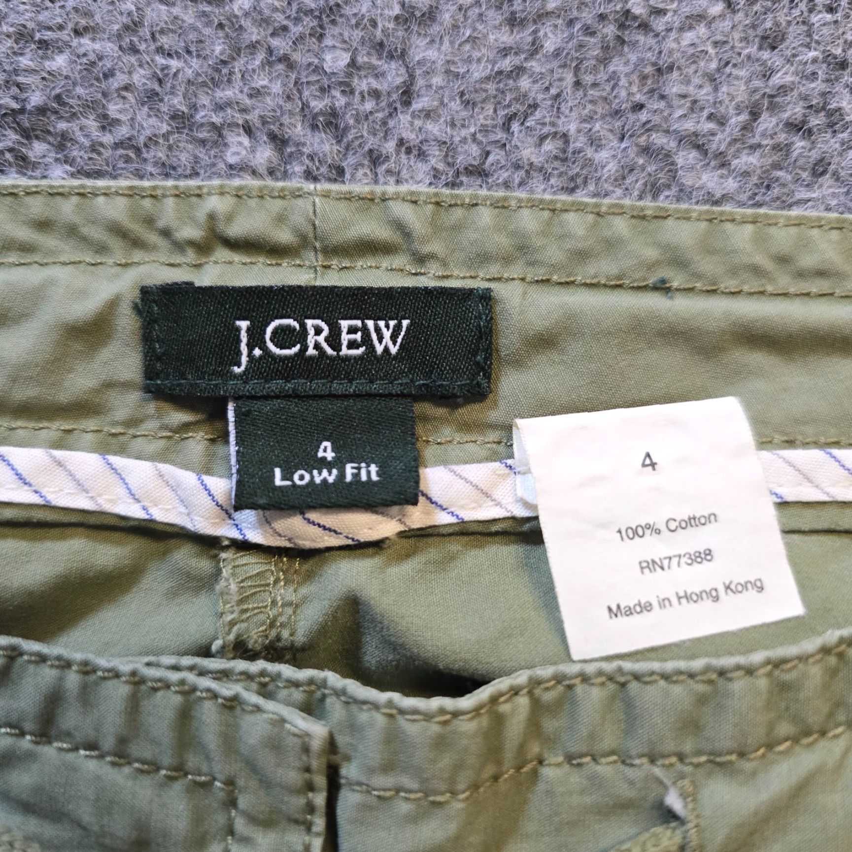 J.Crew J.CREW Pants Womens Size 4 Green Wide-Leg Cropped Drawstring Casual Y2K Size 27" / US 4 / IT 40 - 4 Thumbnail