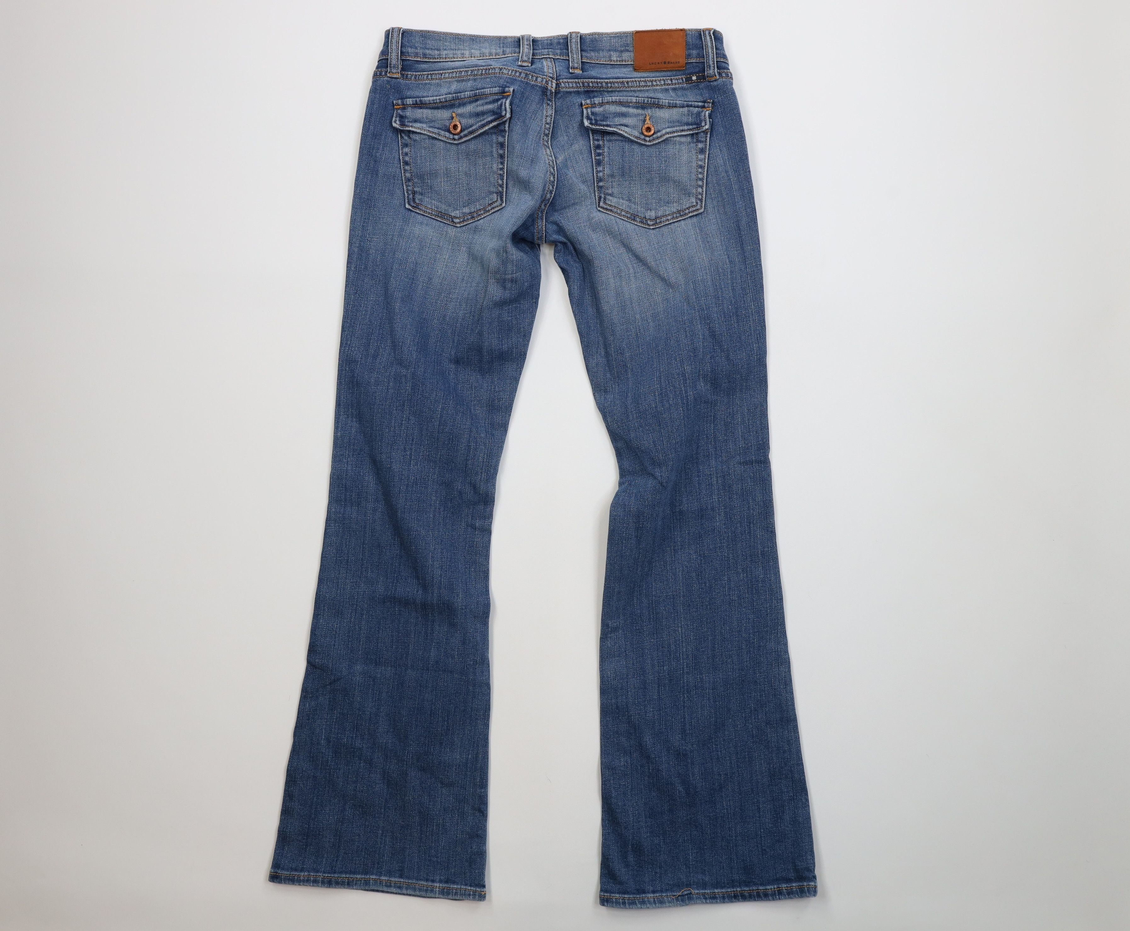 Lucky Brand Vintage Y2K Lucky Brand Lil Maggie Flared Denim Jeans Size 27" / US 4 / IT 40 - 10 Thumbnail